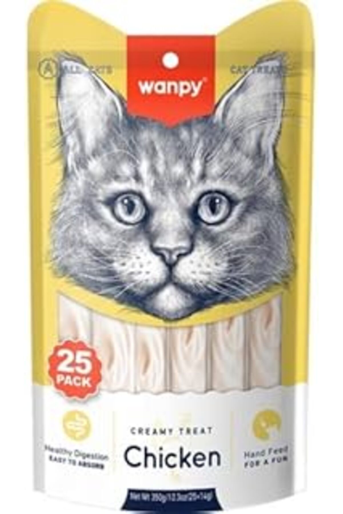 NETWORK ART Wanpy Tavuk 25 * 14 Gr Krema Kedi Ödülü