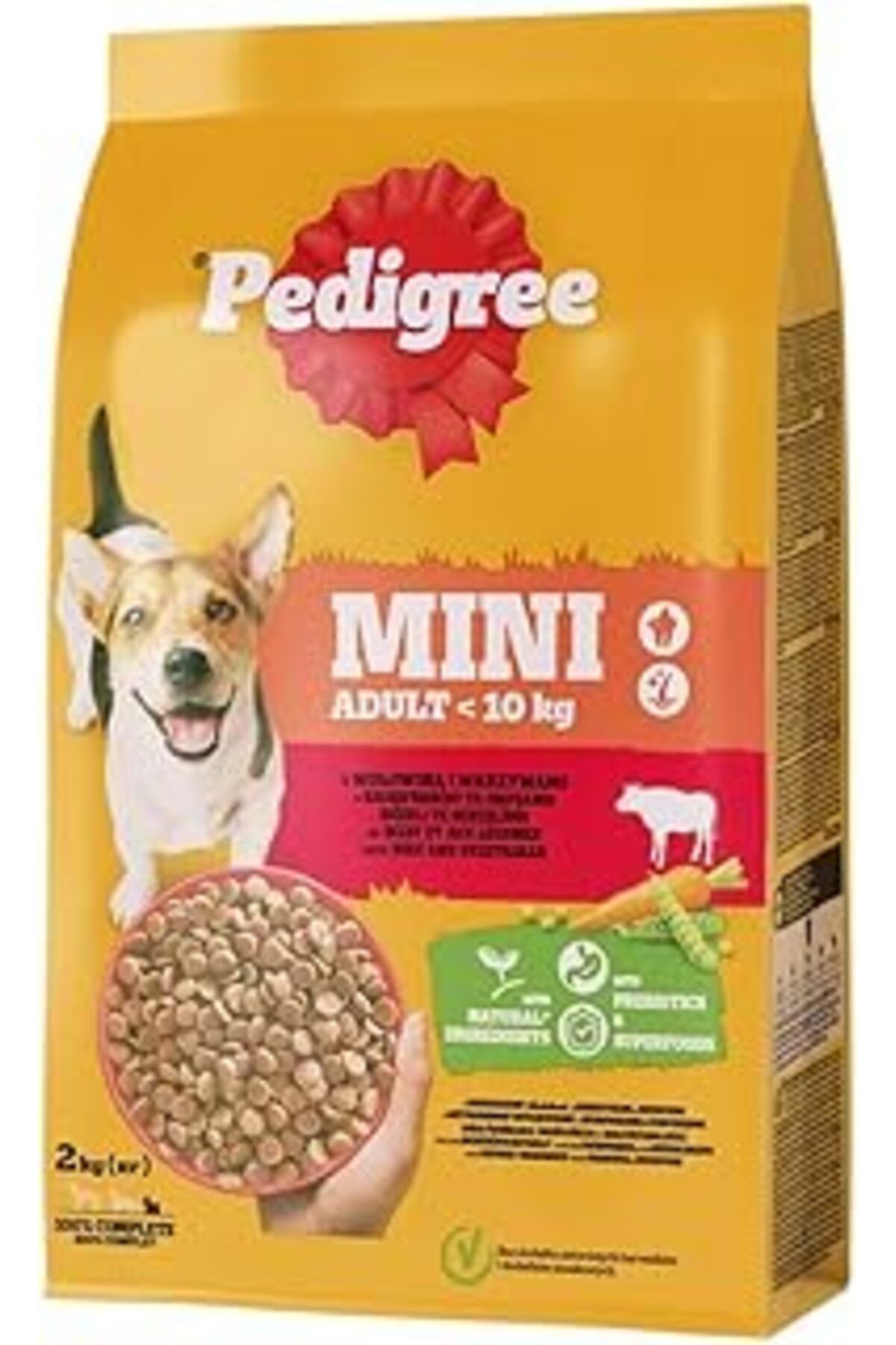 shop Pedigree Küçük Köpek Biftekli Ve Sebzeli, 2 Kg