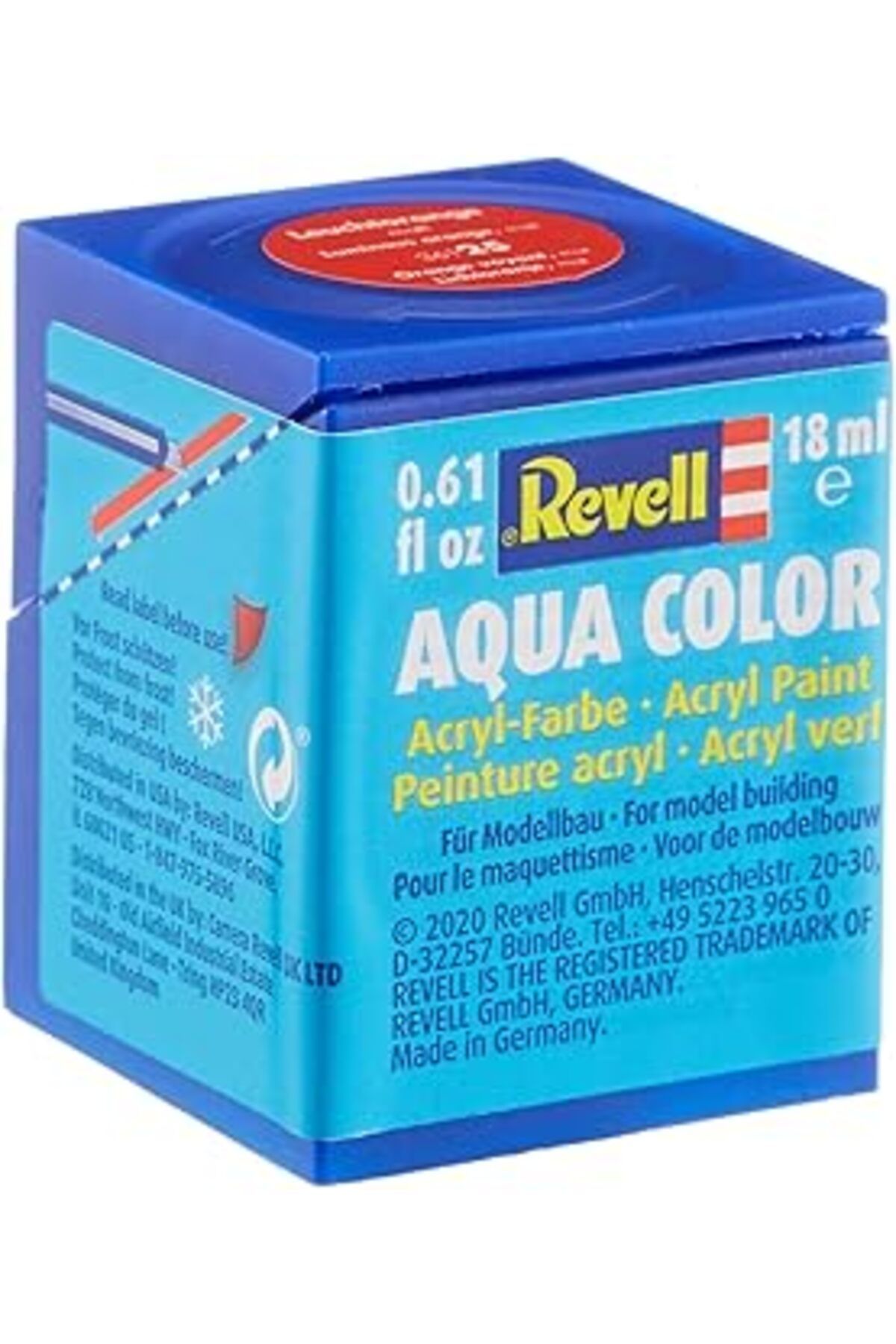 Mu Art Revell - Su Bazlı Maket Boyası Berrak Turuncu Mat 18 Ml (36125)
