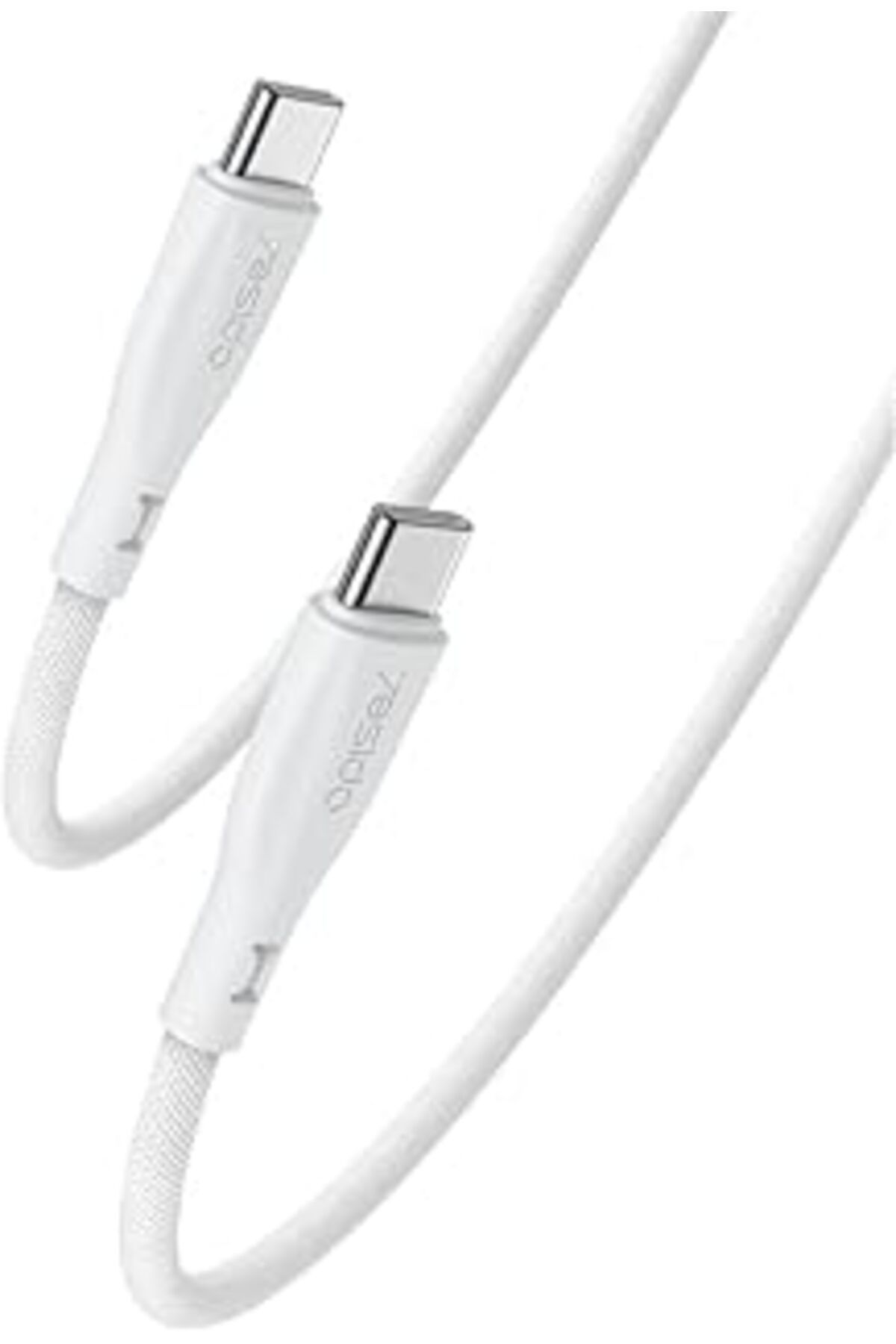 Mu Art Yesido 1.2M 60W Type-C To Type-C Pd Hızlı Şarj Kablosu - Beyaz