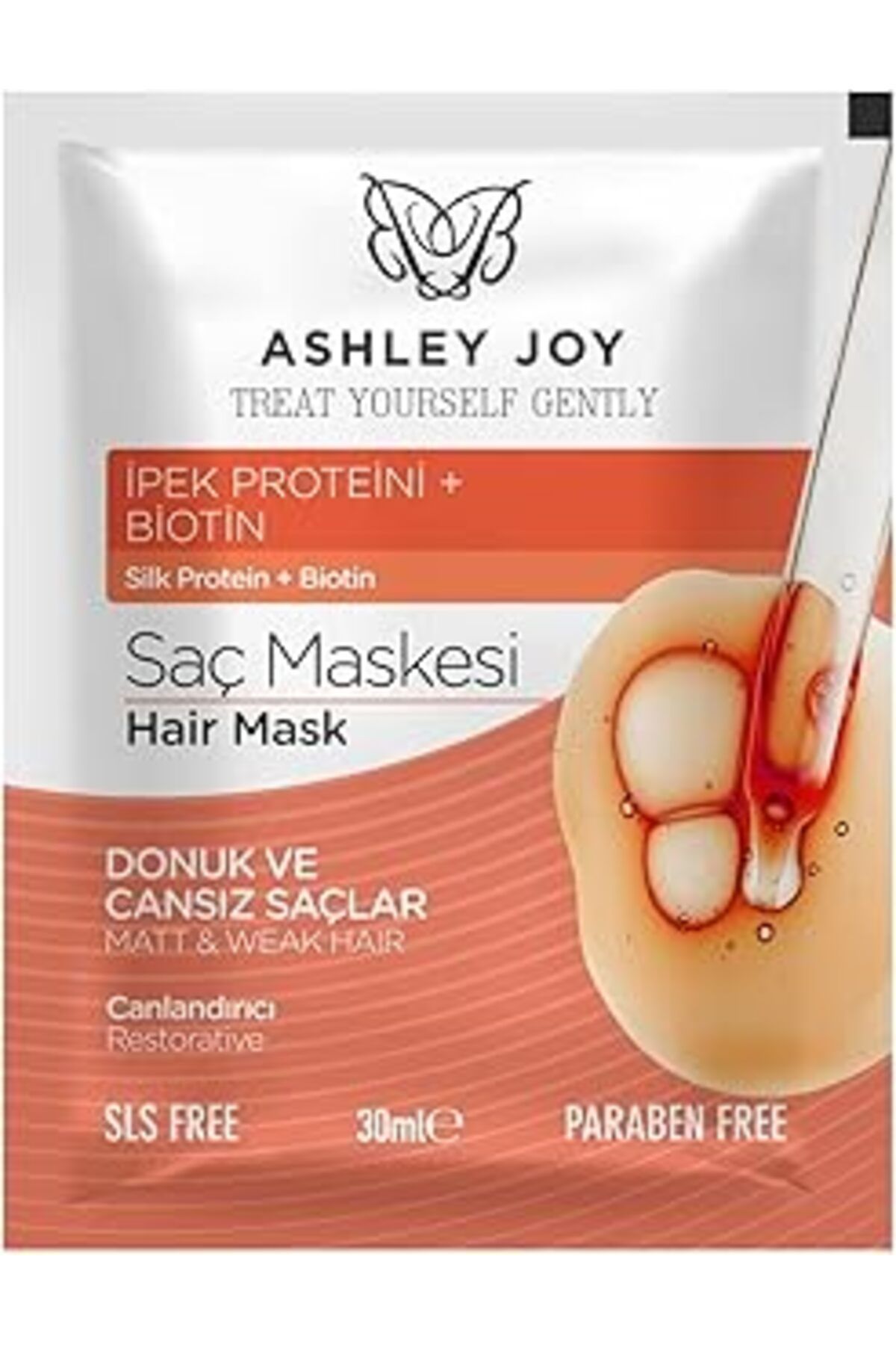 nazeninstoğu Ashley Joy Saç Maskesi Canlandırıcı 30 Ml