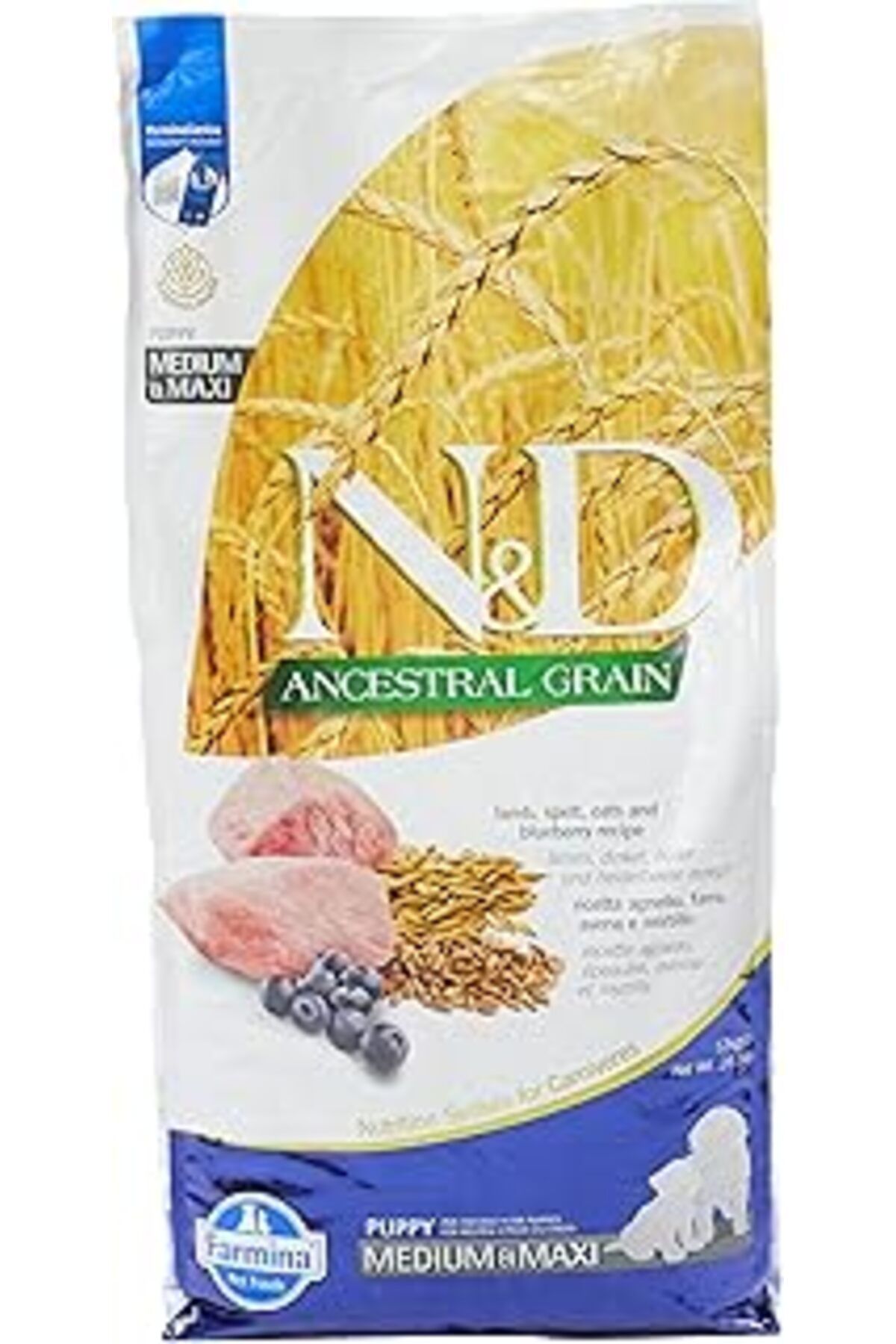 shop Ancestral Grain Kuru Köpek Sı, Kuzu, Kılçıksız Buğday, Yulaf Ve Yabanmersinli, Yavru Köpek