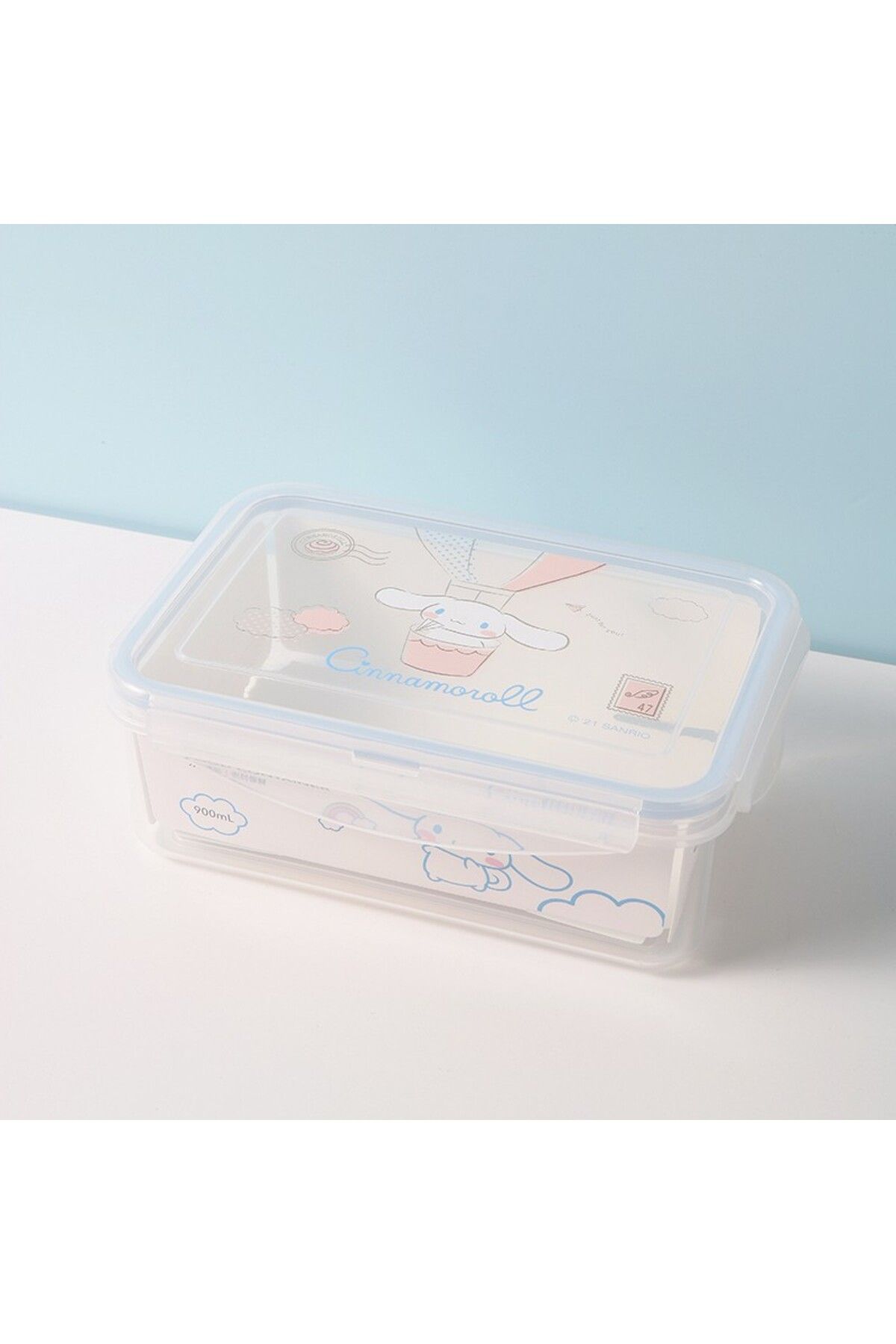 Miniso-900ml-cinnamoroll 300/900ml Saniro Kuromi Cinnamoroll Lunch Box Pochacco Student Eco-friendly Bento 1