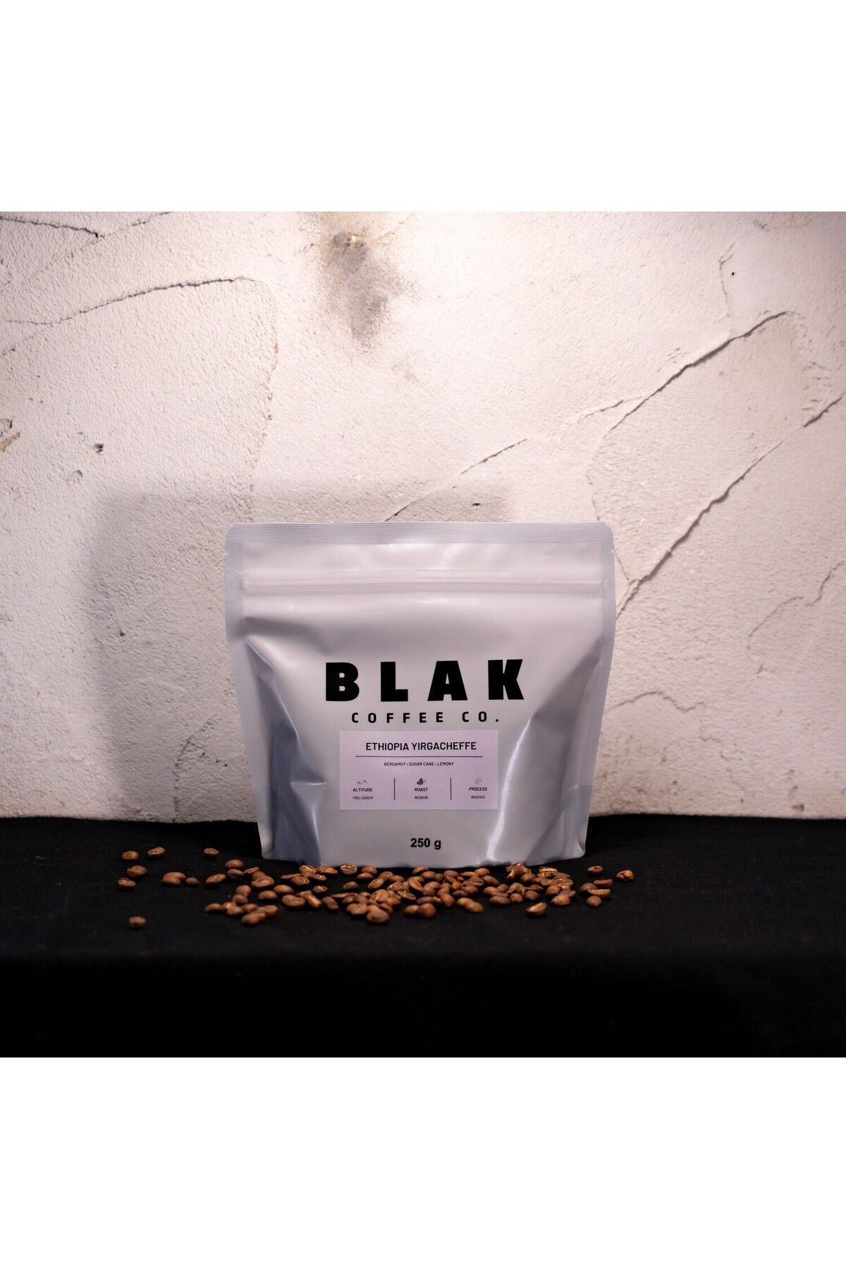 BLAK COFFEE CO Ethiopia Yirgacheffe Çekirdek Kahve - 250 gr.