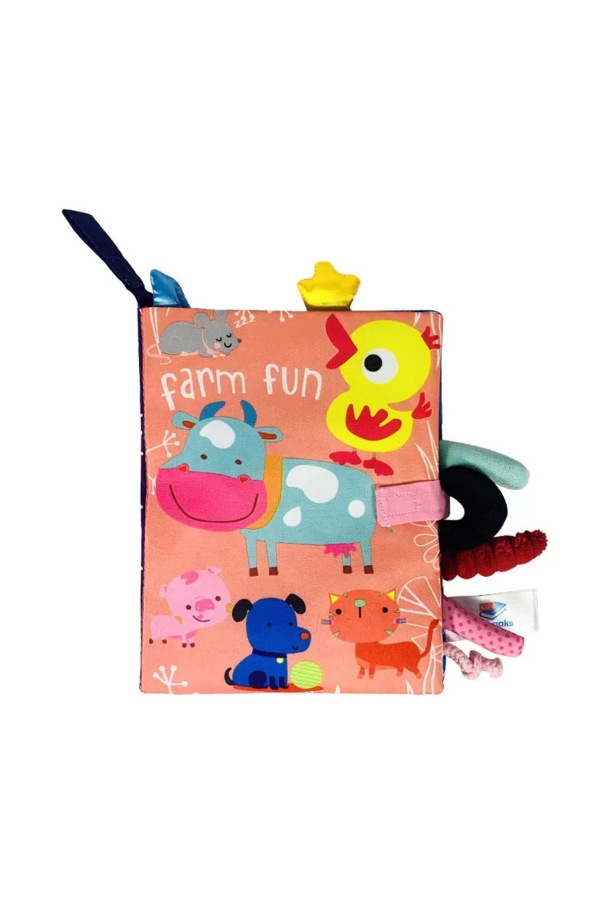 AQ-2 فروش ویژه: اسباب‌بازی آموزشی اوایل یادگیری کودک ۰ تا ۳۶ ماهه با پارچه‌ی دم اسب، کتاب پارچه‌ای تعاملی والد-کودک