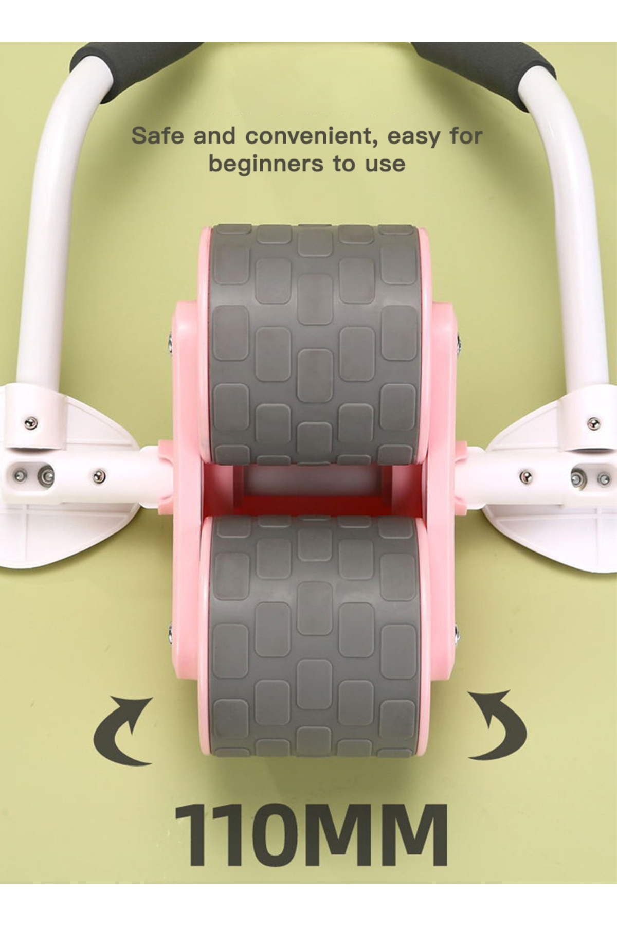 ETG-Multifunctional Abdominal Fitness Wheel, Automatic Rebound Abdominal Curling Wheel 4