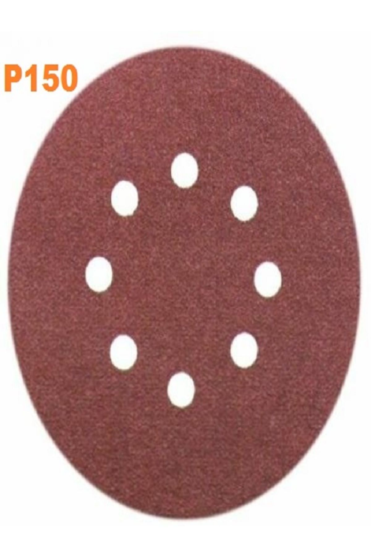 Tomax CIRT ZIMPARA 225 MM P 150 KUM 8 DELİKLİ 5 ADET GÖNDERİLİR