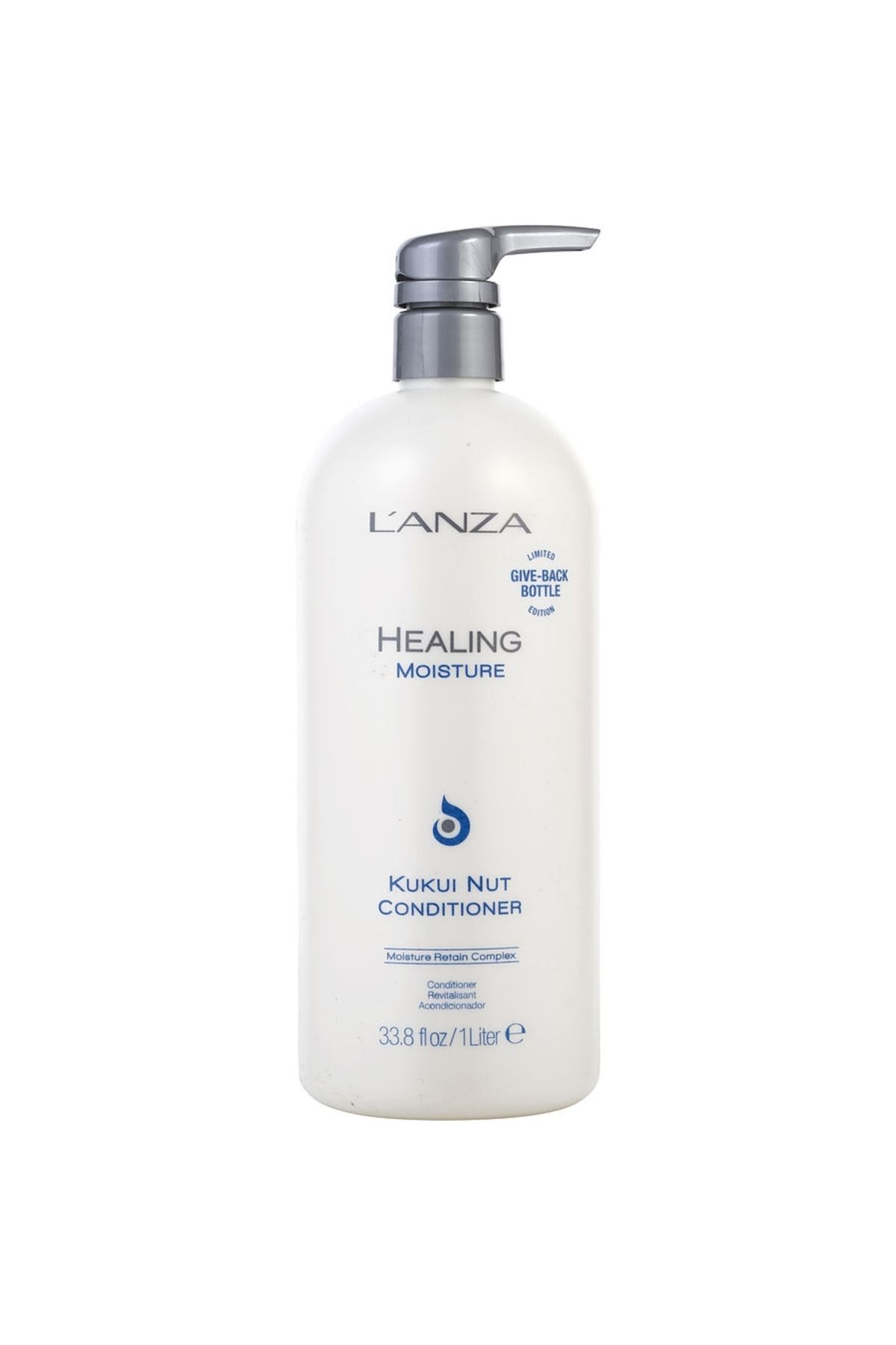 L'anza Lanza Kukui Nut Conditioner Healing Moisture Onarıcı ve Parlaklık Sağlayan Saç Kremi 1000 ml/GMG101