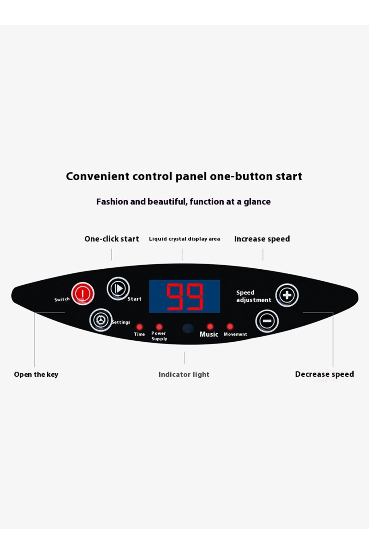 ETG-Compact Vibration Plate Exercise Machine, Mini Full Body Vibration Platform Exercise Machin 6