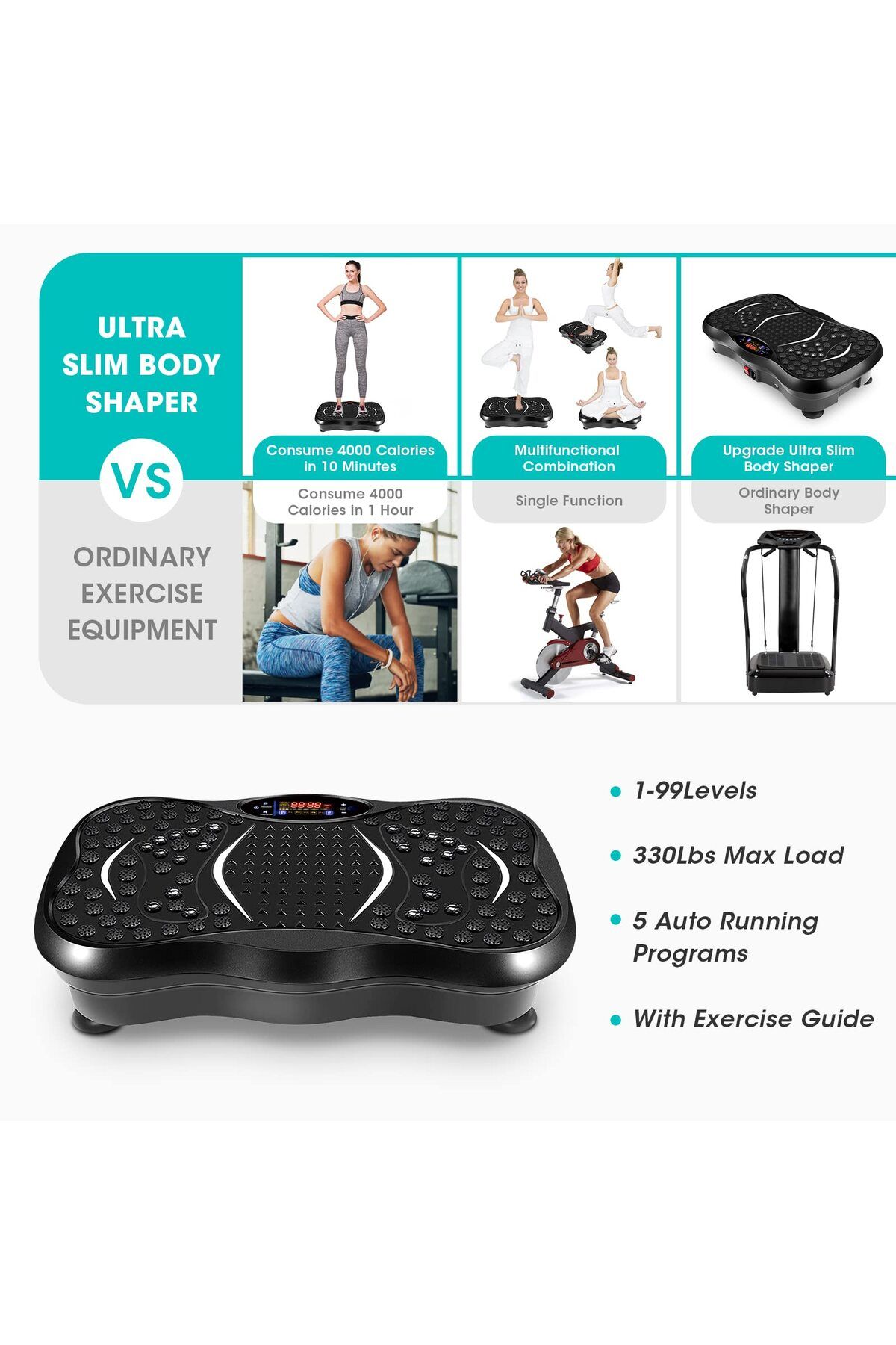 ETG-Vibration Plates, Vibration Fitness Exercise Machine for Home Use 4