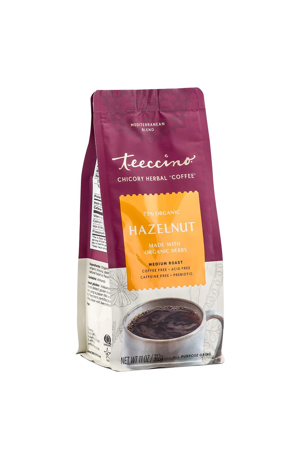 Teeccino-Hazelnut Chicory Coffee Alternative - Prebiotic, Caffeine-Free, Acid-Free, Medium Roast, 11 oz 9