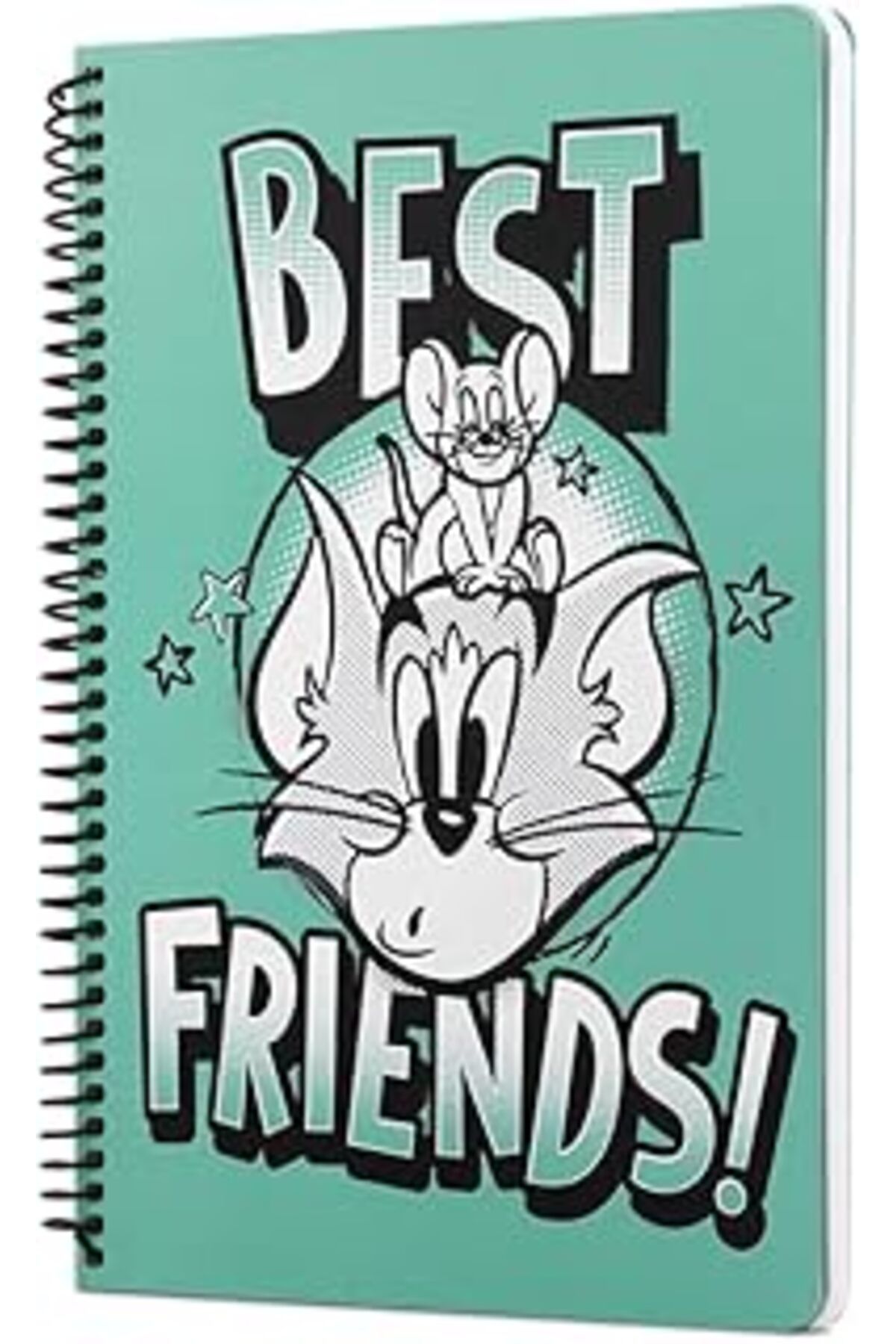 Mu Art Tom And Jerry Best Friends Spiralli Defter Yeşil