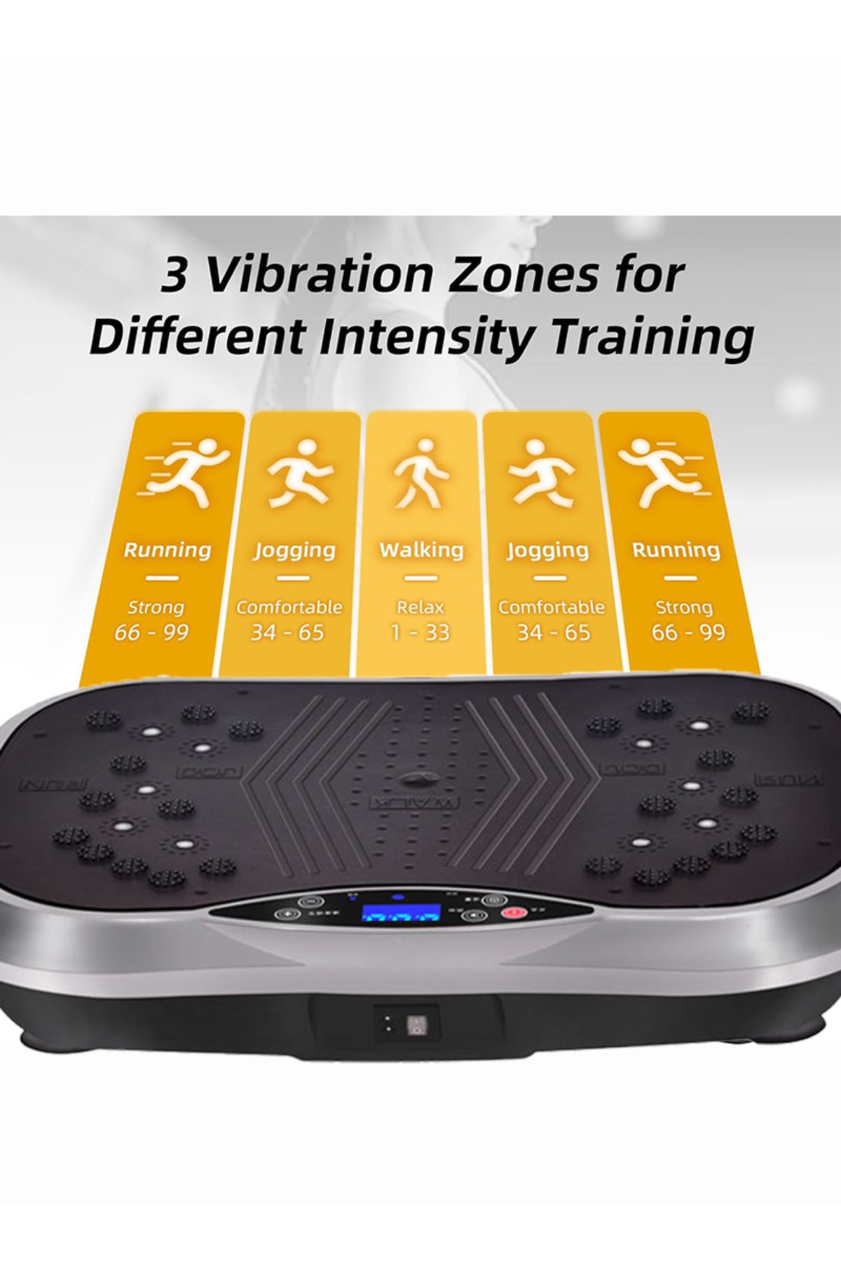 ETG-Compact Vibration Plate Exercise Machine, Mini Full Body Vibration Platform Exercise Machin 5