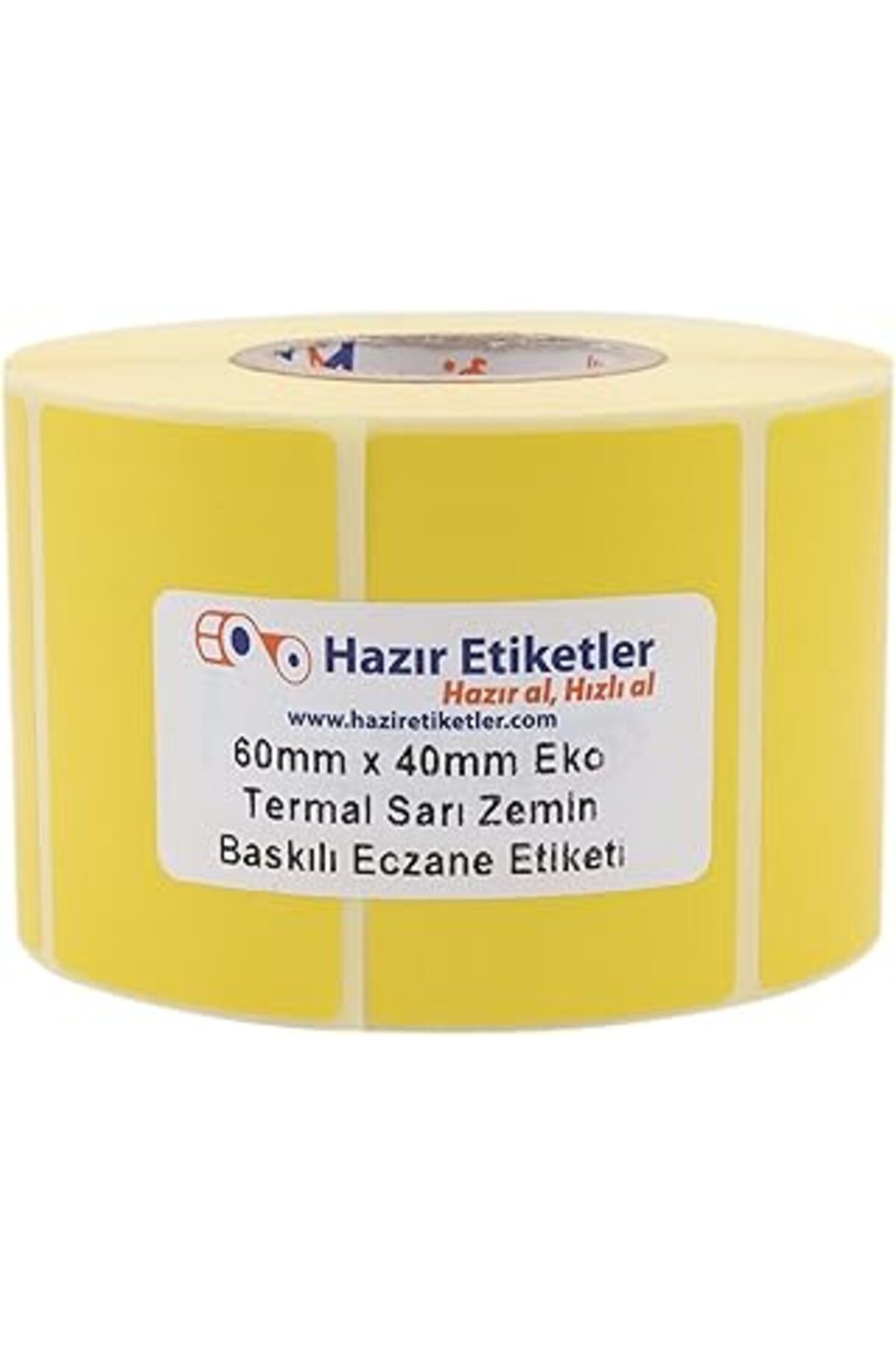 Hepta Collection Hazır Etiketler , Hazır Al Hızlı Al İlaç Tarif Etiketi Eko Termal 60Mm X 40Mm Ruloda 1000 Adet 40Mm