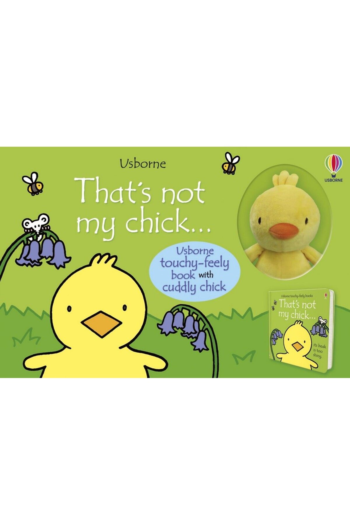 Usborne-كتاب و لعبة That's Not My Chick – كتاب لوحي Touch and Feel مع Plush Chick 1