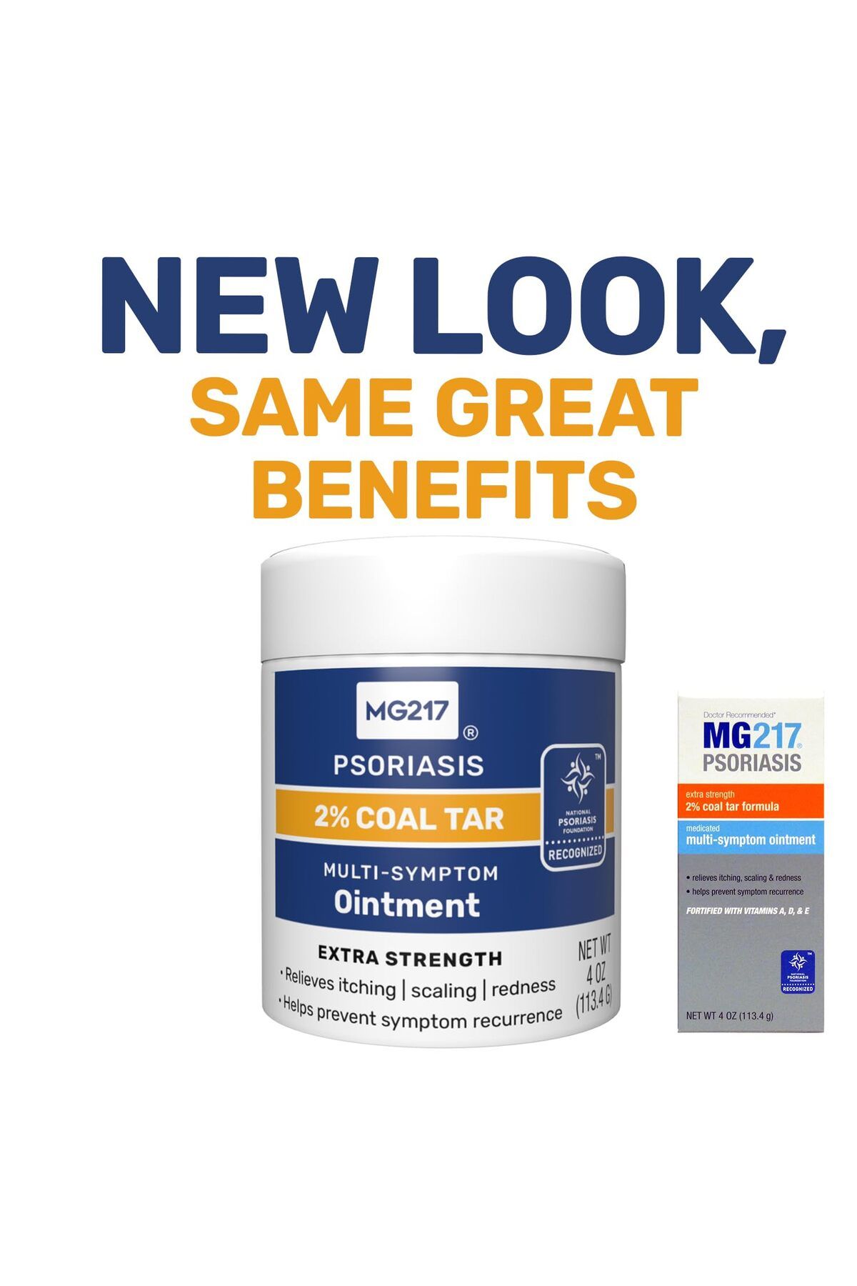 MG217-2% Coal Tar Ointment for Psoriasis, Extra Strength, Relieves Itching, Scaling, Redness, 4 oz 2