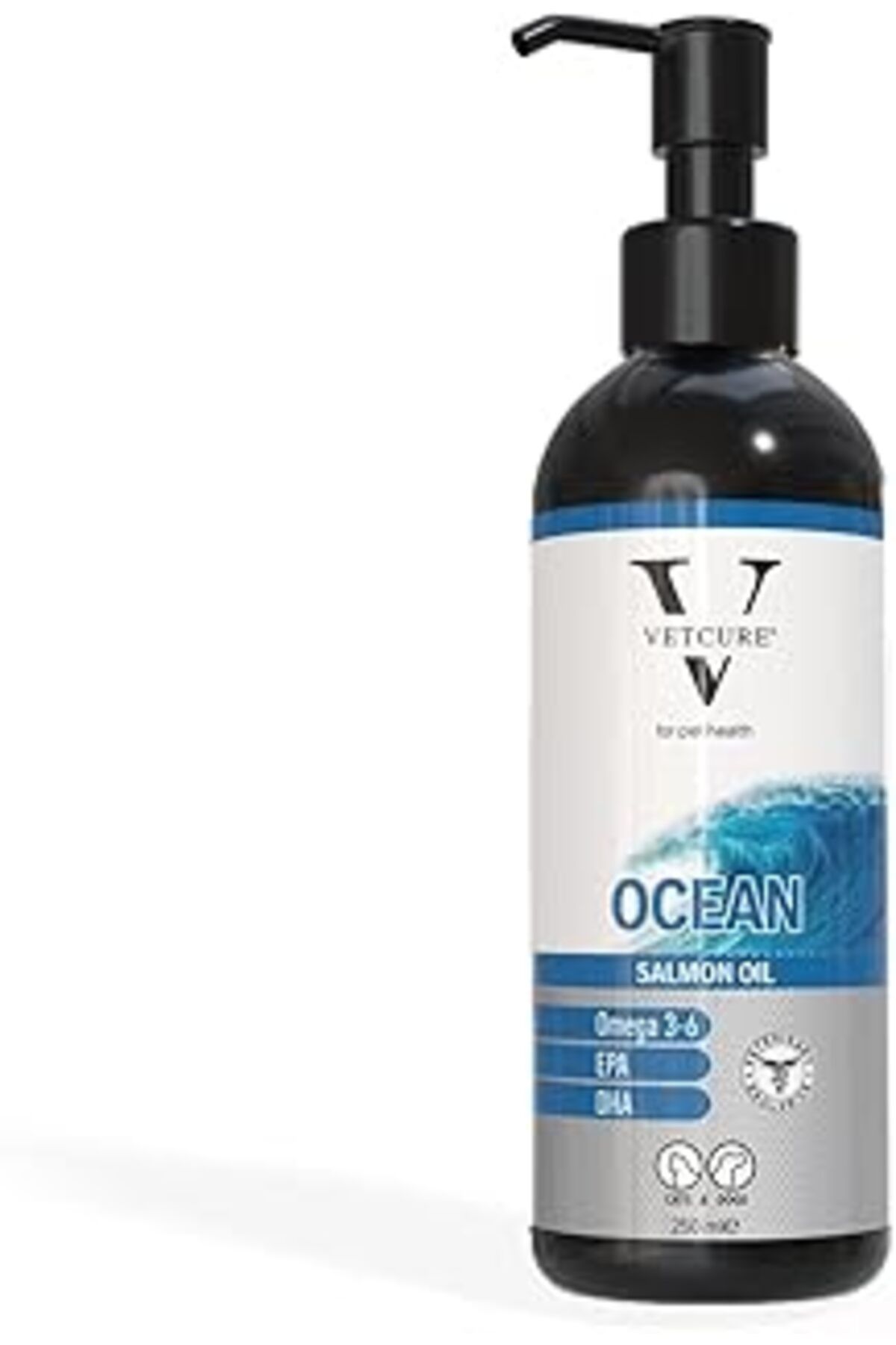 robotrend Vetcure Ocean Salmon Oil Kedi Ve Köpekler Için Somon Yağı Desteği 250 ml