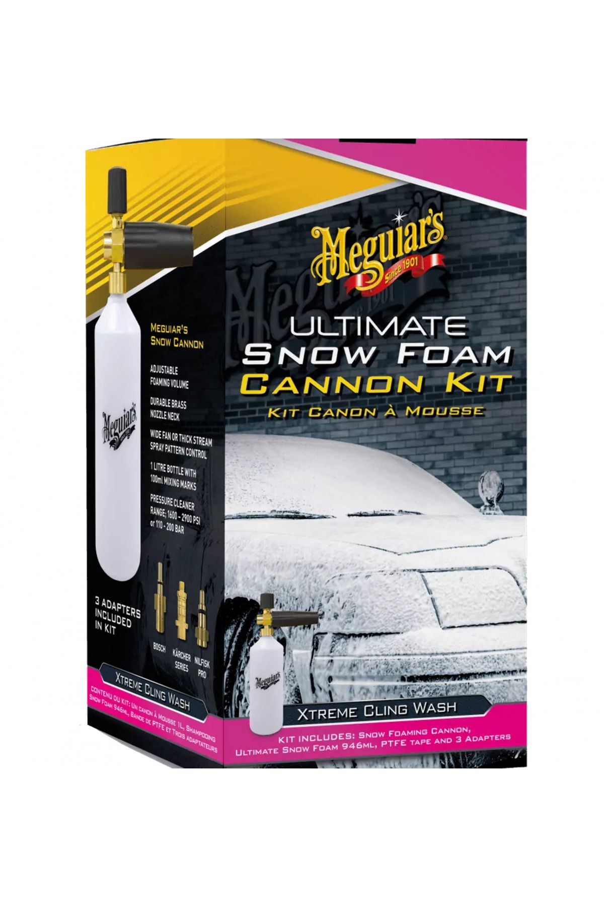 Meguiars Ultimate Snow Foam Köpük Tabancası Kiti