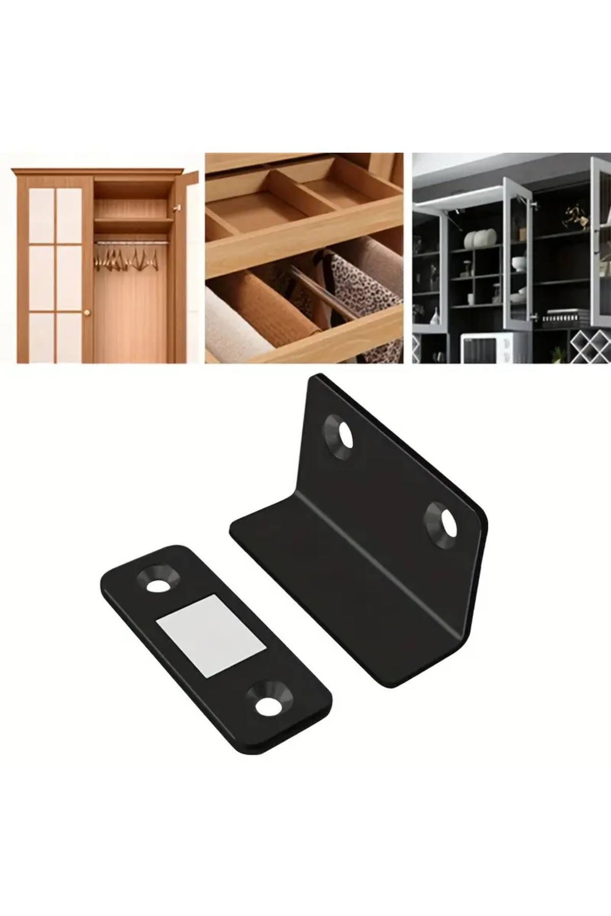 Nactumu-Set of 2 Strong Magnetic Cabinet and Drawer Closers - Multipurpose, Durable and Practical Solution 2