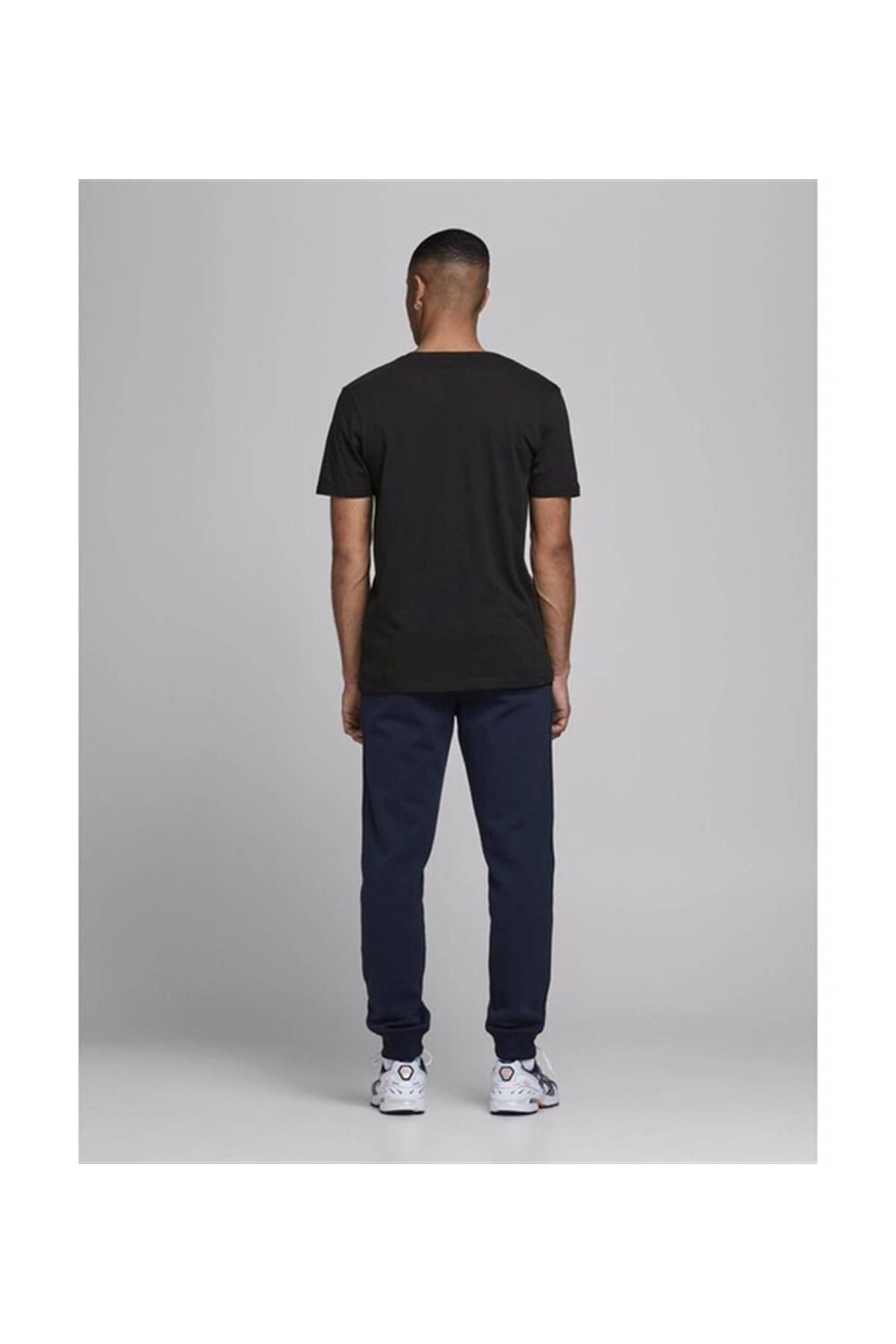 تی شرت ورزشی مشکی مردانه سیاه Jack Jones JJECORP LOGO TEE SS O Neck NOOS Jack & Jones
