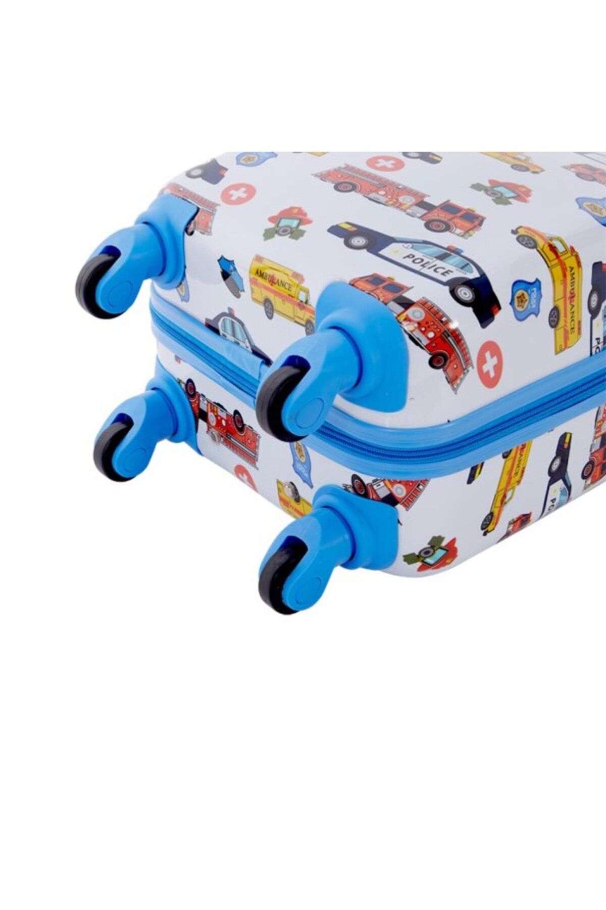 Travelers Club-Kids Luggage With 360° 4 Wheel Spinner First Responder 4