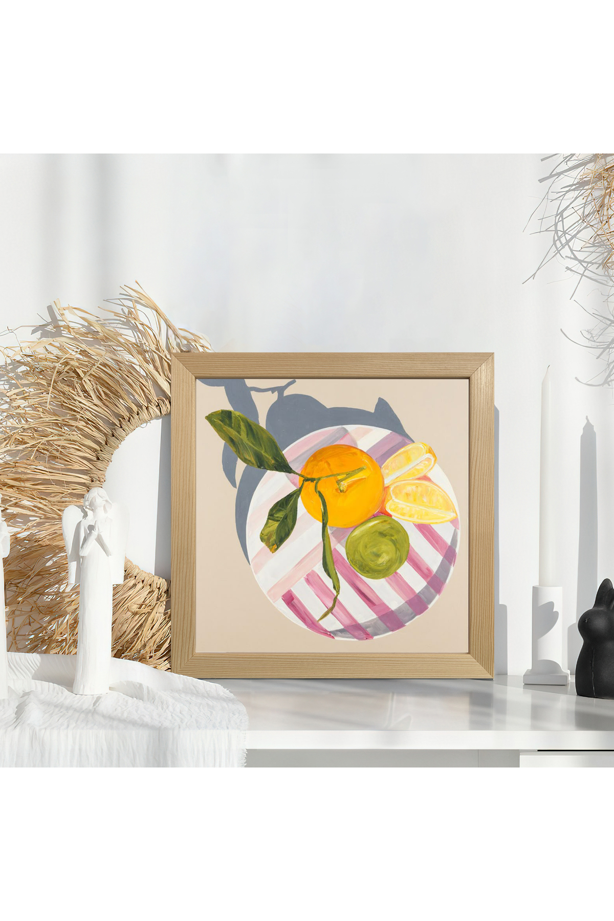 Single Wooden Frame Table One Piece Poster Table KTC/036