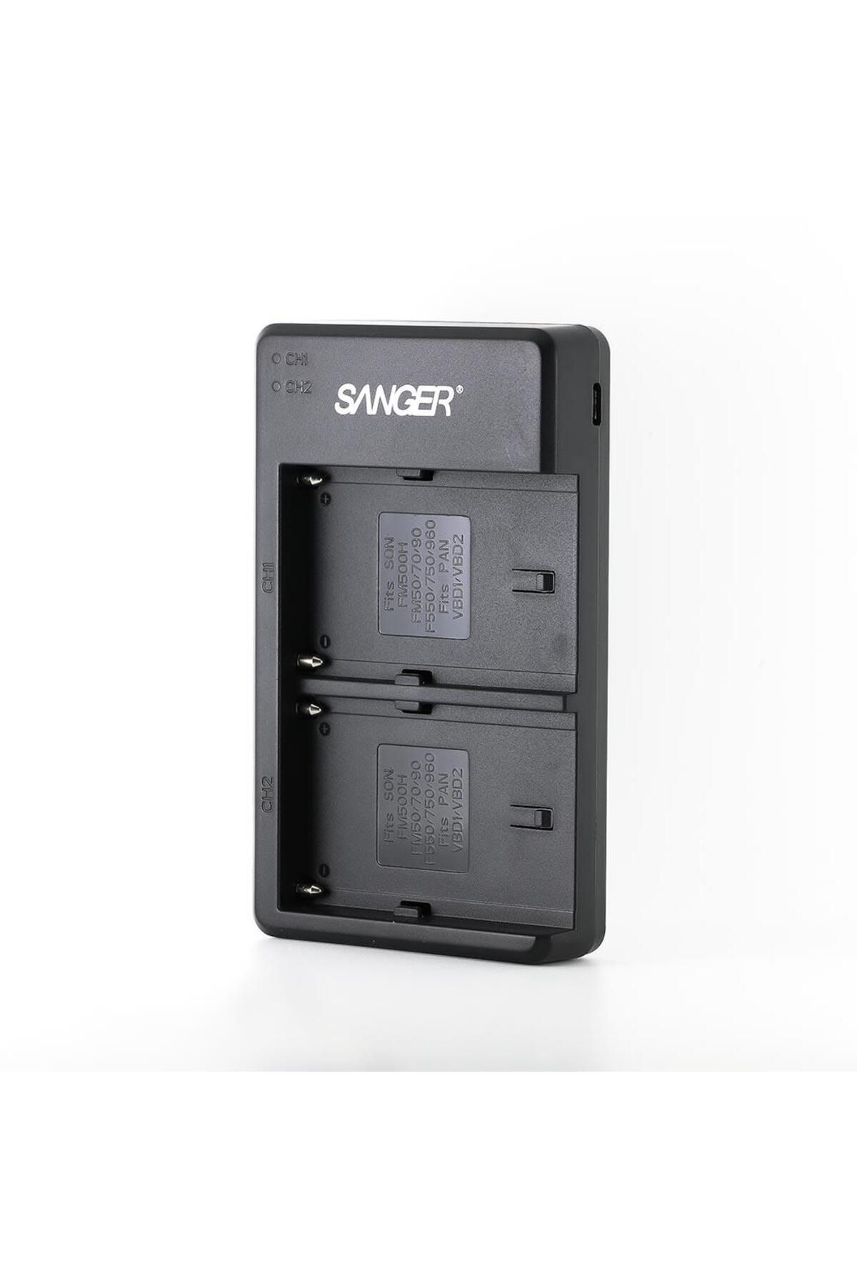 SANGER Np-f970 Sony Ikili Usb Şarj Aleti