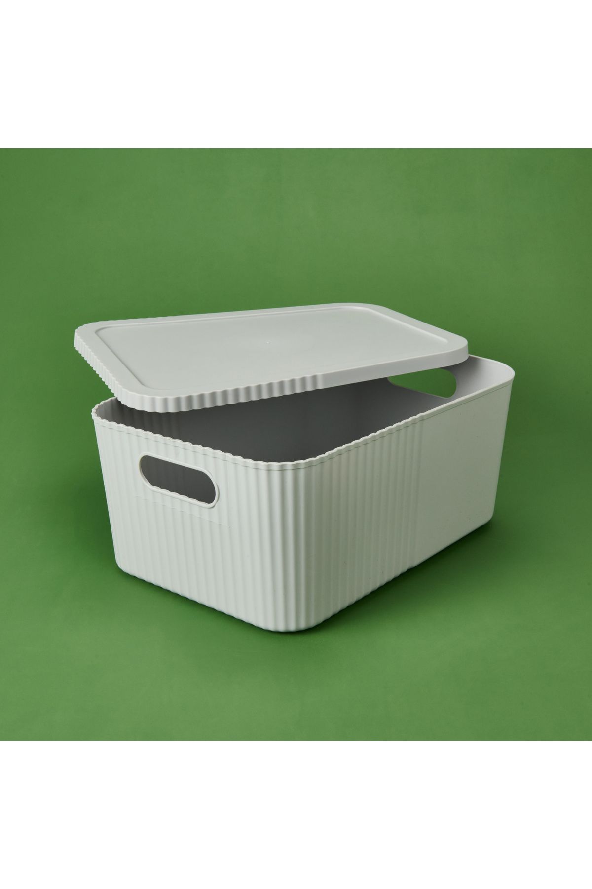 Decobella-Large Box with Lid - Gray - 12 Lt 2