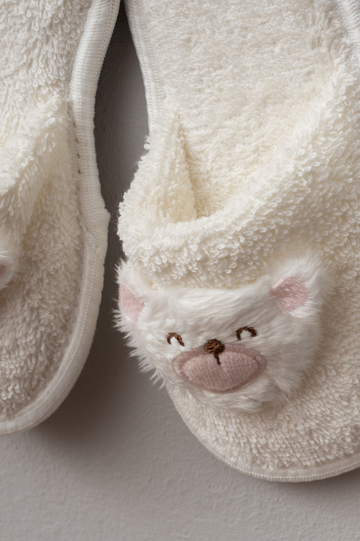 Bebitof Sevimli Köpek Figürlü Pamuk Bebek Bornoz Seti 0-2 Yaş Kutulu fotoğrafı 3 (önizleme)