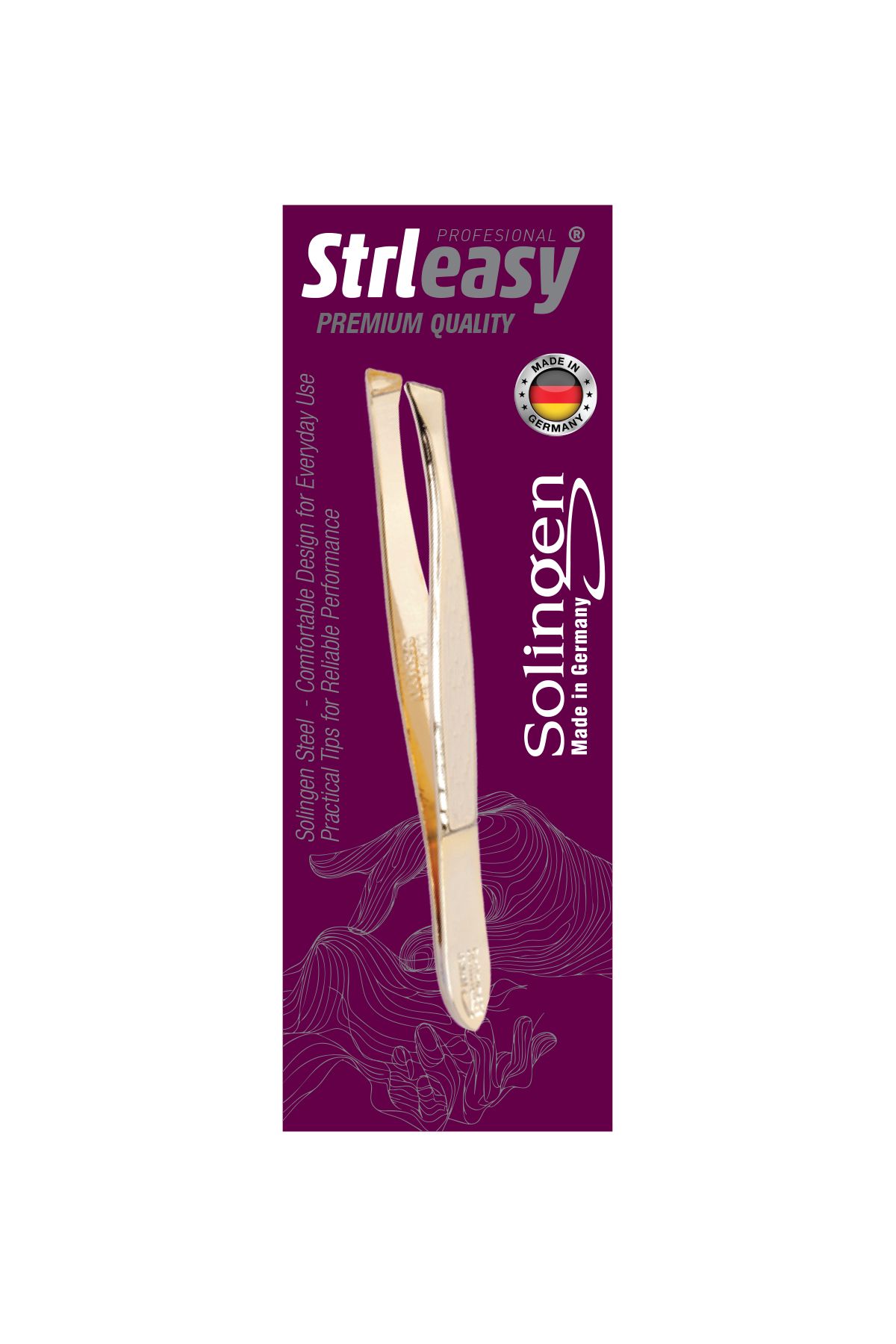 Strl Easy STRLEASY 6247 SOLINGEN GOLD ÇELİK CIMBIZ - YAN UÇ