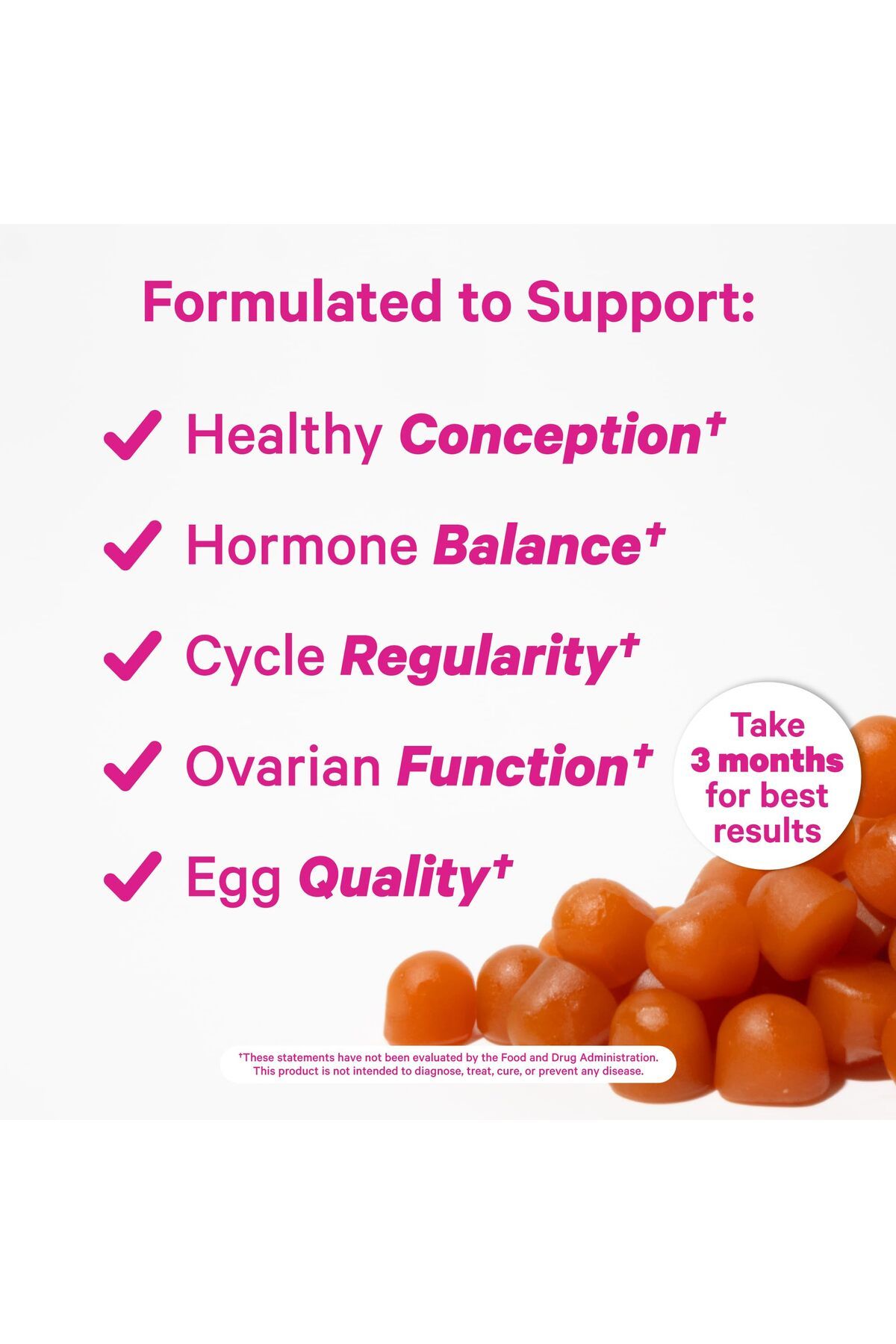 Pink Stork-Premium Fertility Gummies for Women - Prenatal with Inositol, CoQ10, Folate & Vitamins, 60ct 2