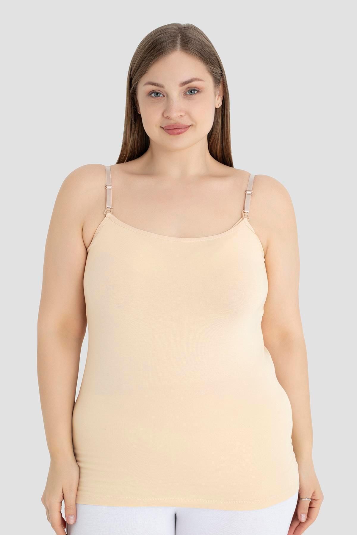 Arma Yıldız-Culoarea pielii 2 bucăți tricou pentru alăptare pentru femei - bumbac și lycra 4