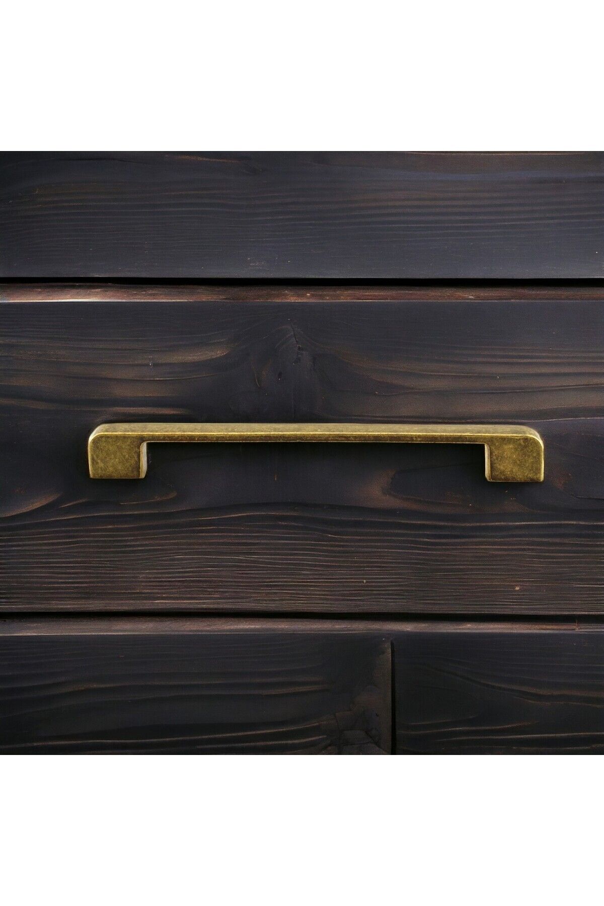 Badem10-Radus Antique Antique Galben 256 Mm Mobilier Metal Sertar Bucătărie Mâner Dulap Mâner Mânere 10 Buc 6