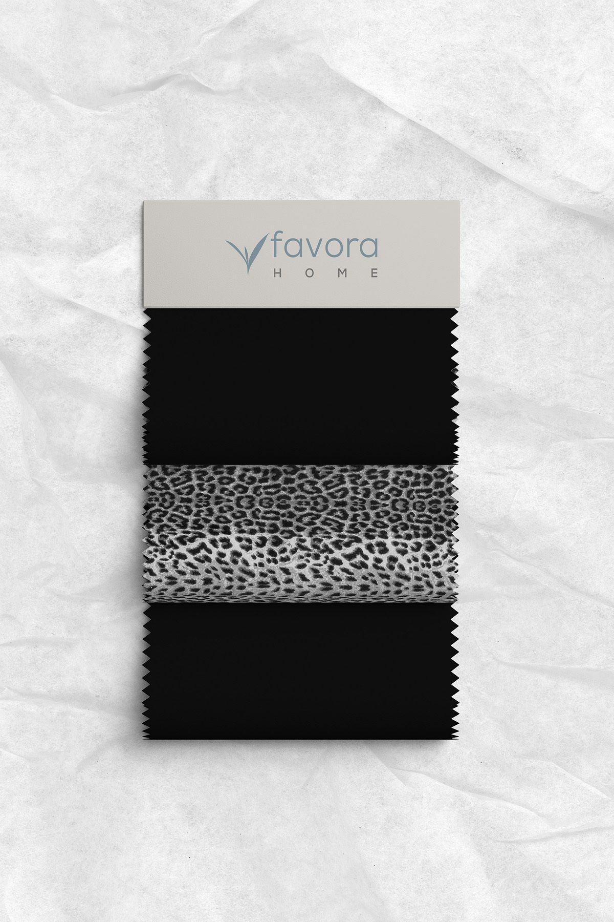 FAVORA-Black Leopard Patterned Double Duvet Cover Set with Elastic Sheets 7