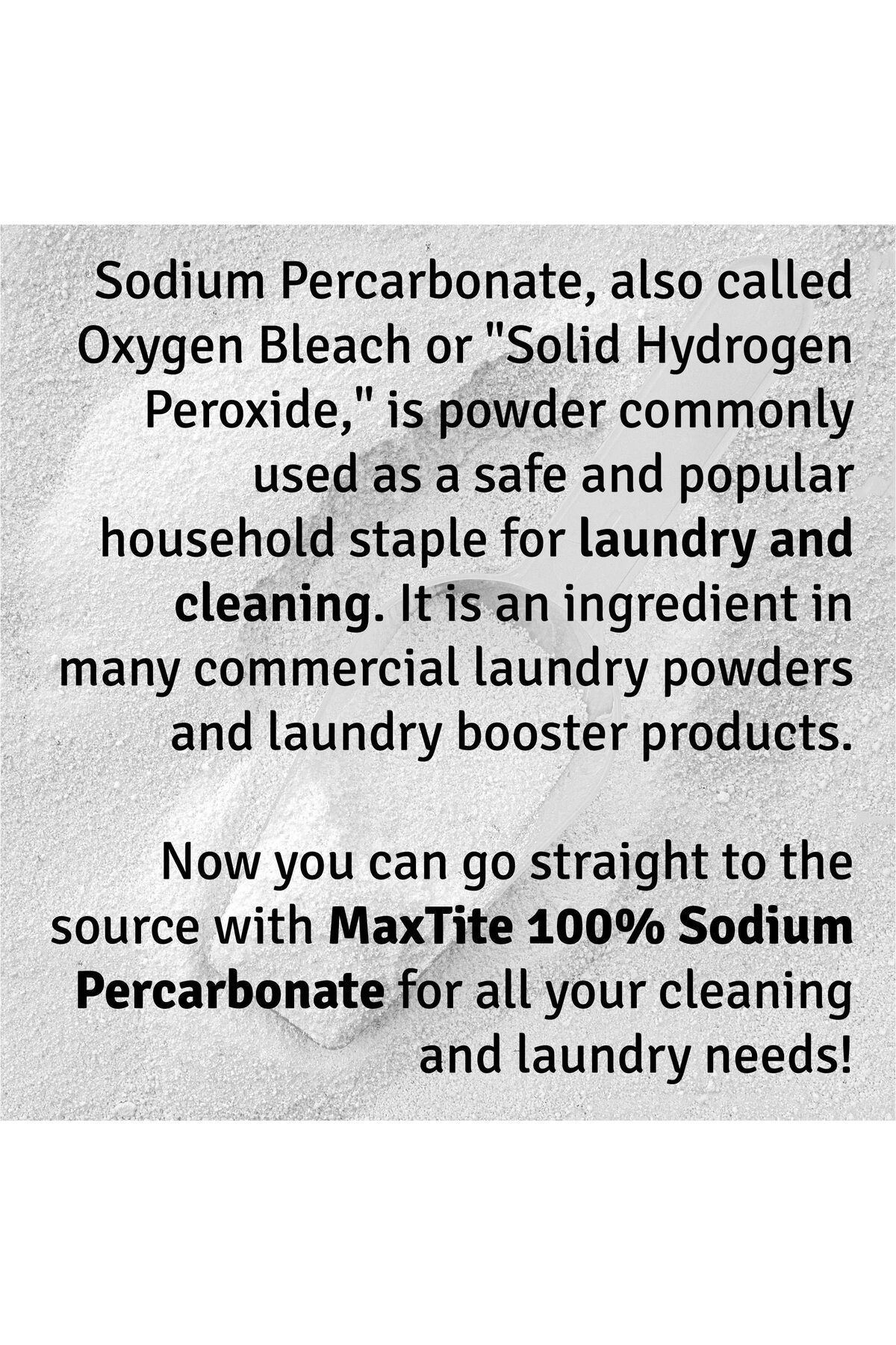 MAXTITE-Sodium Percarbonate (2 lbs) - Pure Oxygenated Bleach - Multi-Use Cleaner 7