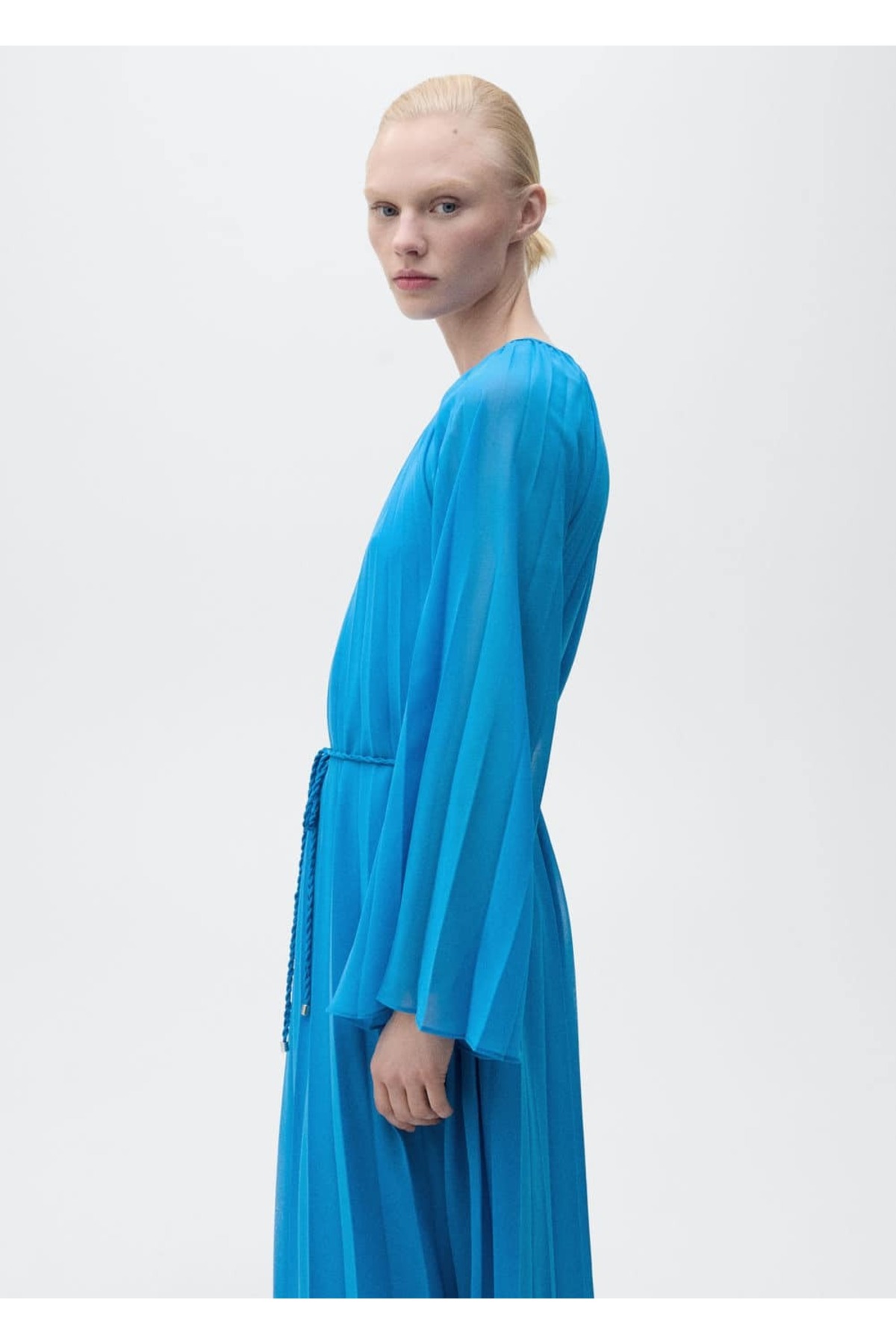 Pilili çan kollu elbise