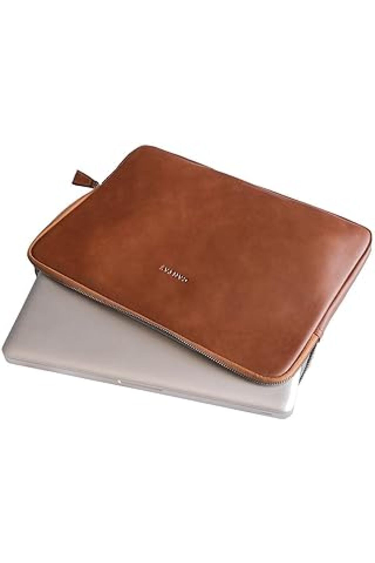 Mu Art Ahşap Cantaş 13-14 Inç Laptop Kılıfı (Crazy Taba)
