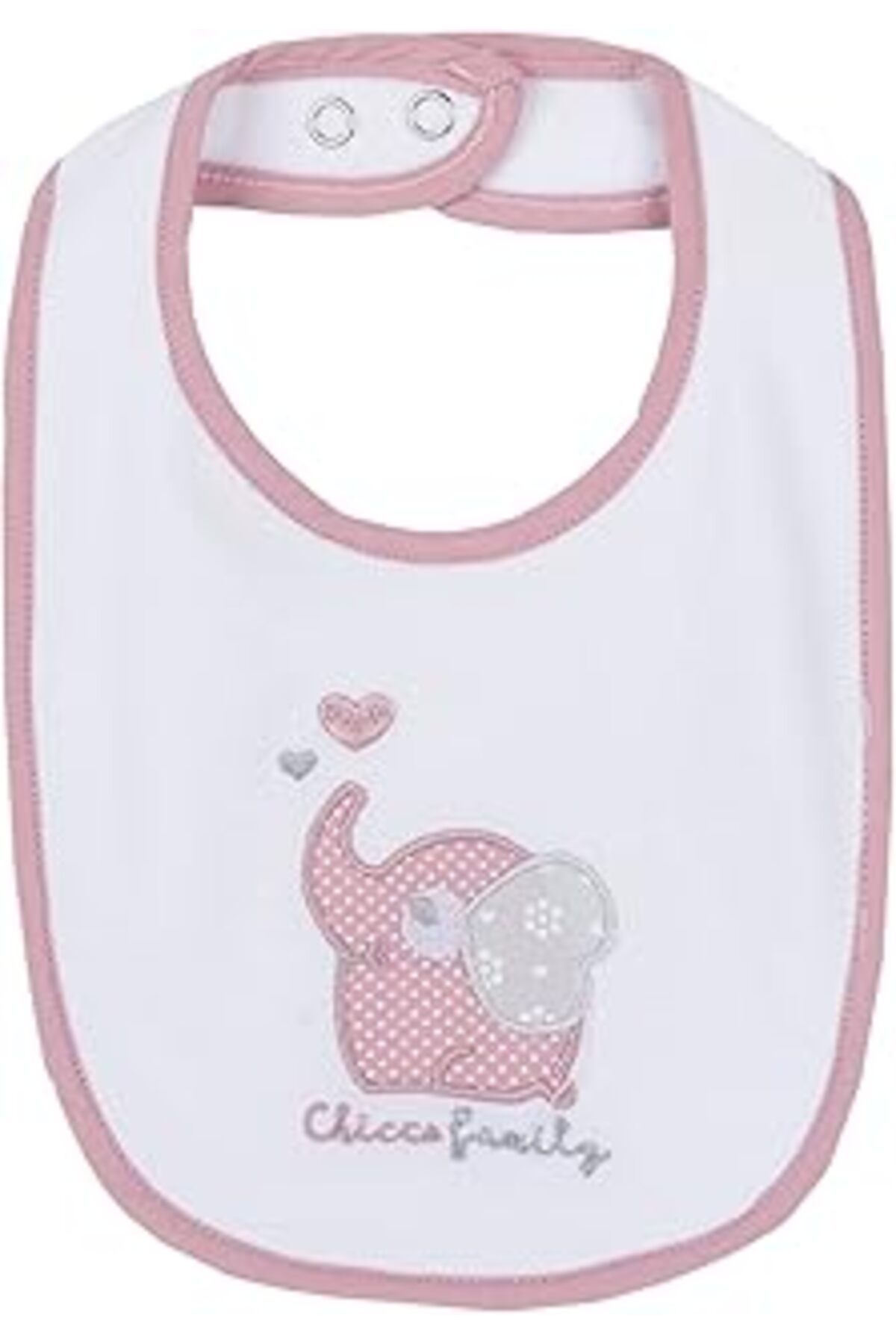 Mu Art Chicco Kız Çocuk Mama Önlüğü, Beyaz, Os