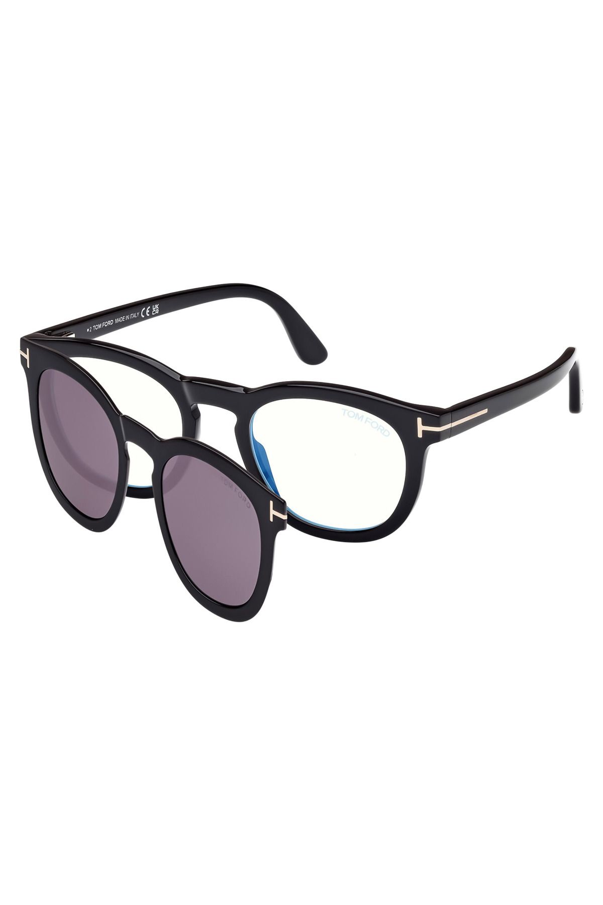 Tom Ford (FT5993-B 001) 50 | Klipsli Unisex Siyah Güneş Gözlüğü