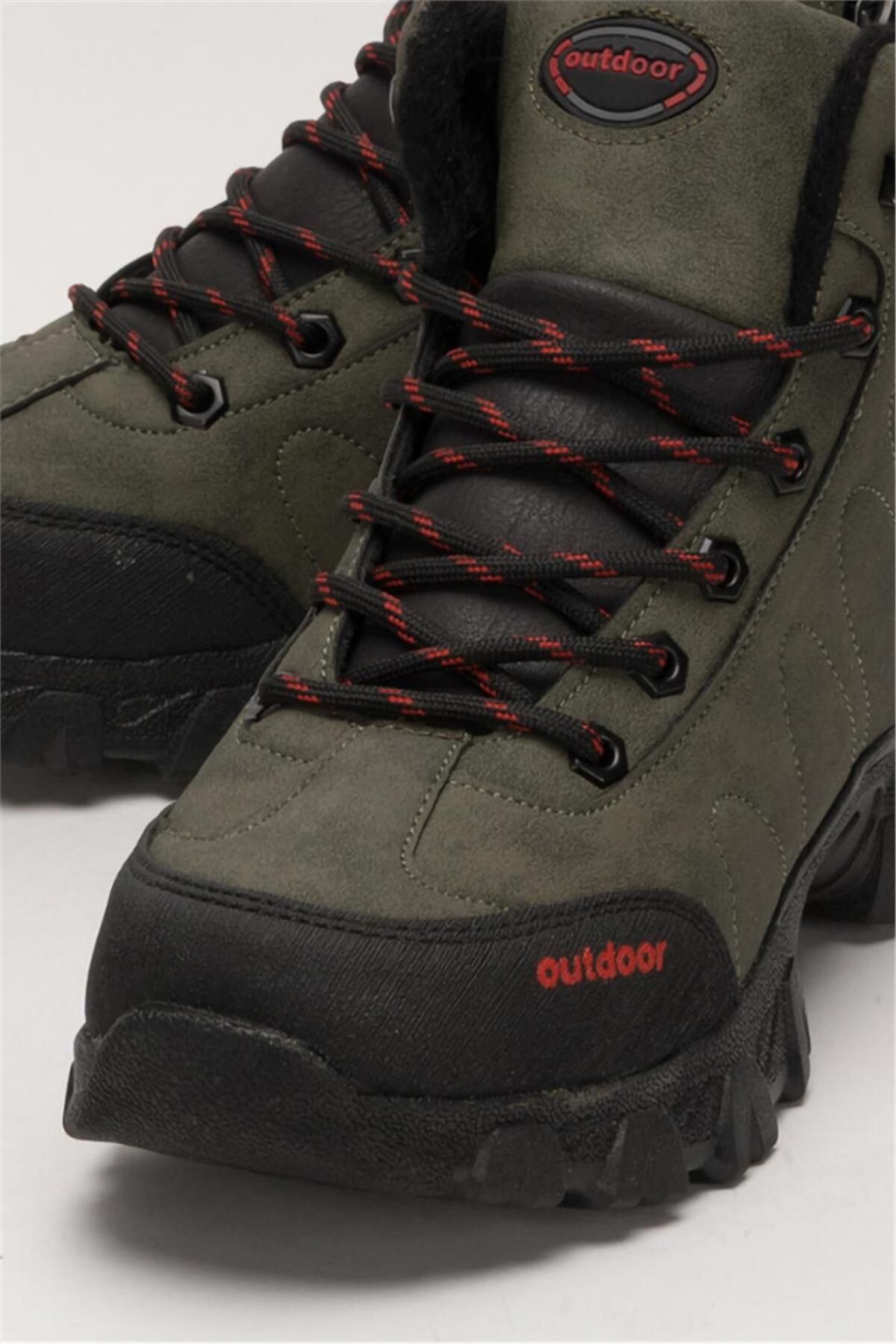 Liger-Cold Proof Unisex Long Outdoor Trekking Boots Παπούτσια Χακί 5