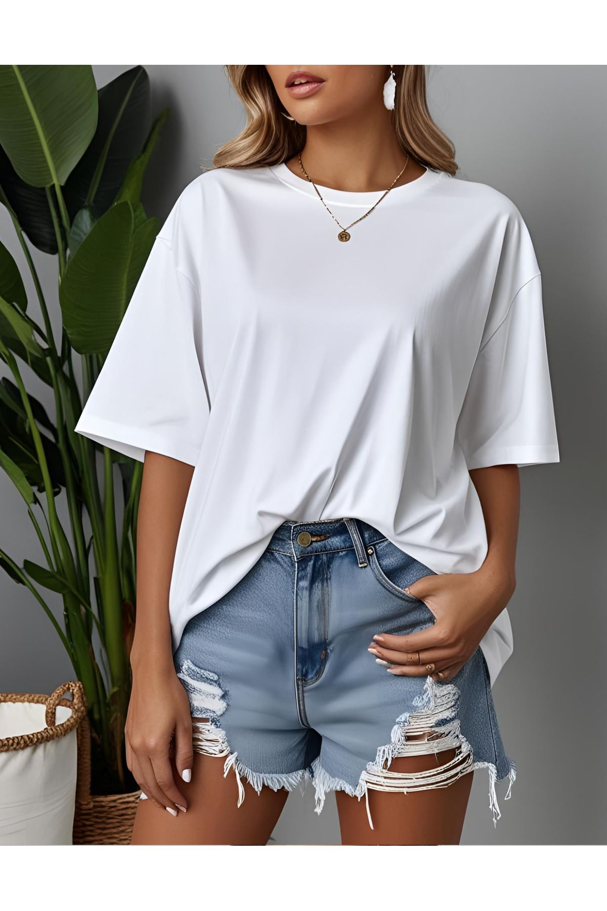 FV-Owersize Unisex Cotton T-Shirt 8