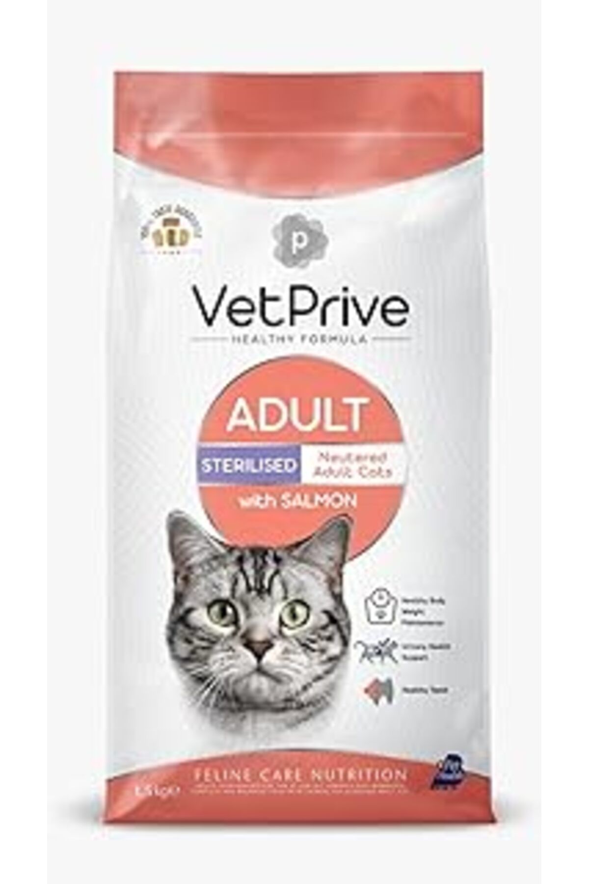 Pazarcan Vetprive Cat Adult Sterilsed With Salmon 1,5 Kg