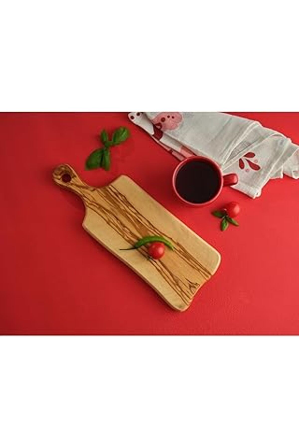 Mu Art Ulu Ahşap Zeytin Ağacı Sunum Ve Kesme Tahtası