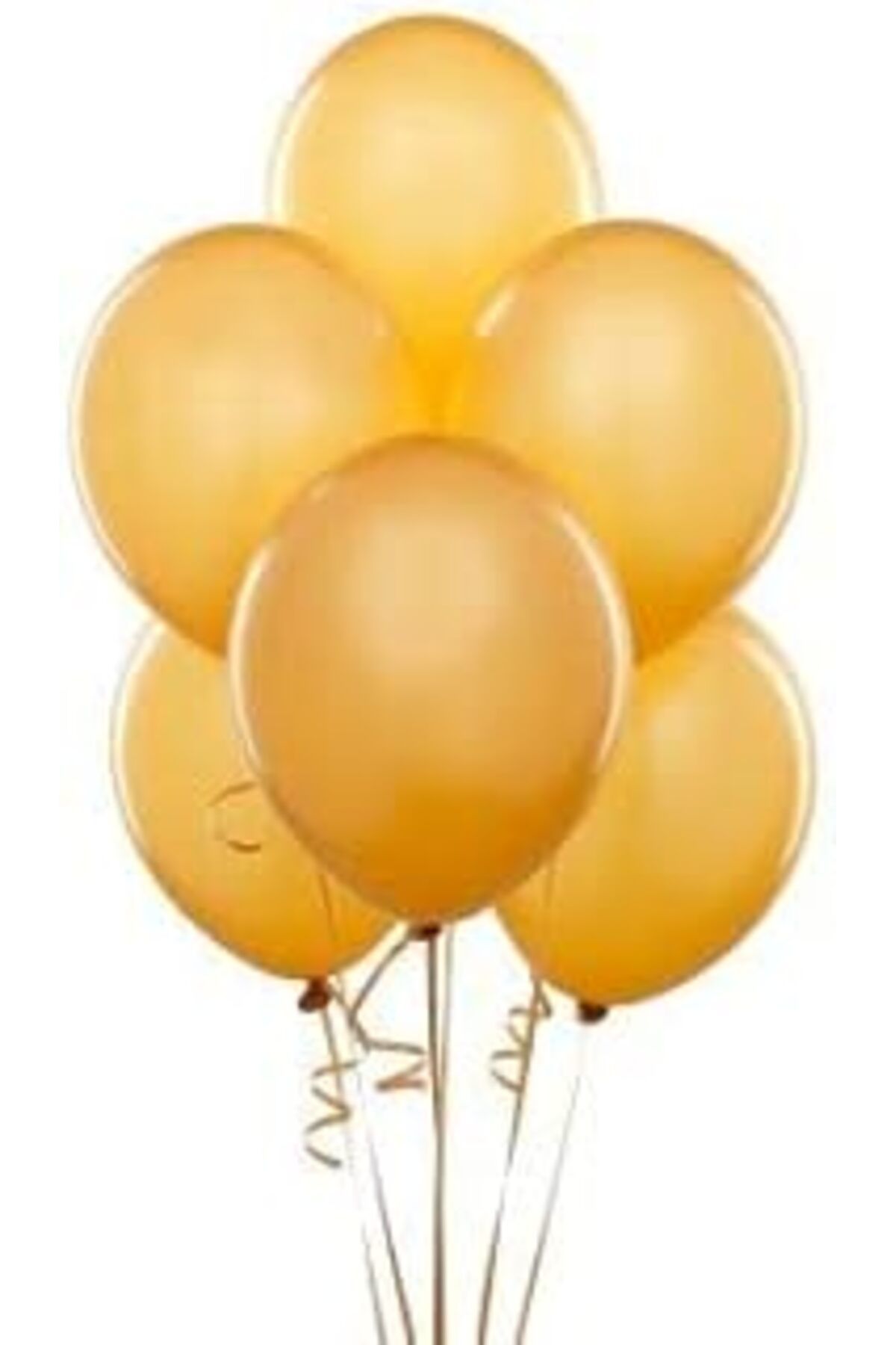 Mu Art Benim Marifetlerim - Metalik Altın Balon 12 İnch 10 Adet