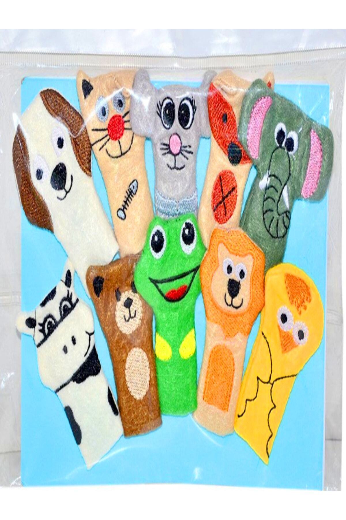 a v d a-Set of 10 Animals Finger Puppets 2