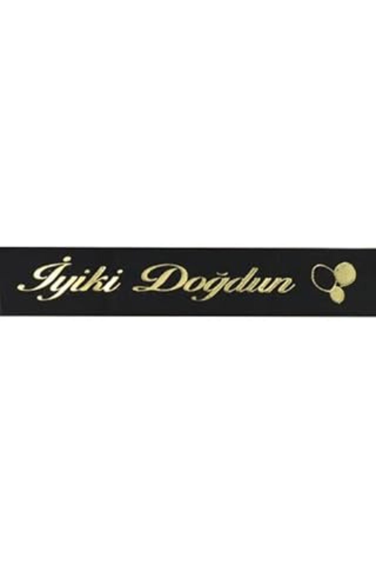 Mu Art Benim Marifetlerim - Altın Iyi Ki Doğdun Siyah Gelin Kuşağı