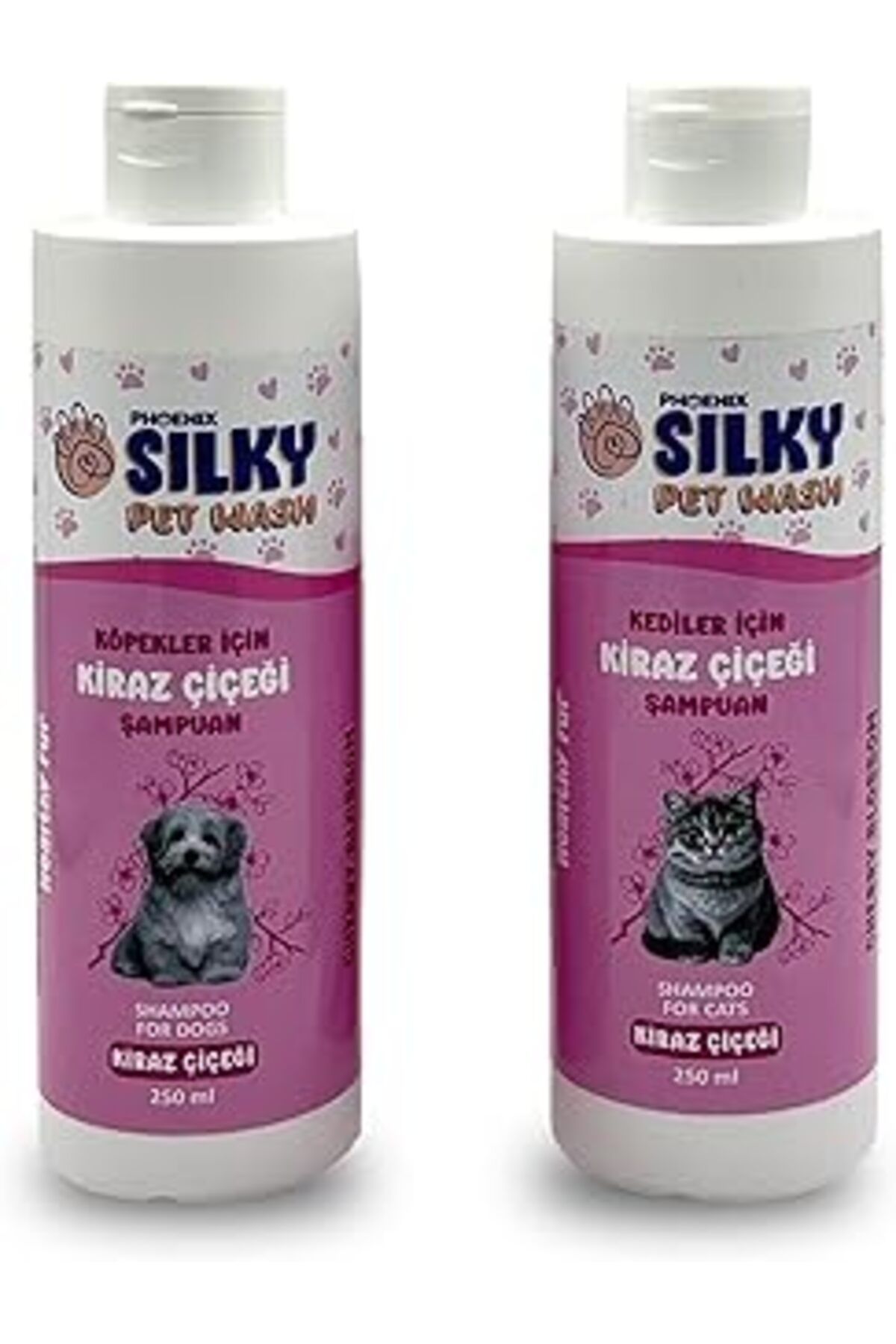 Mu Art Ahşap Silkypetwash - Köpek Ve Kedilere Özel Doğal Kiraz Çiçeği Özlü Şampuan - 250ml