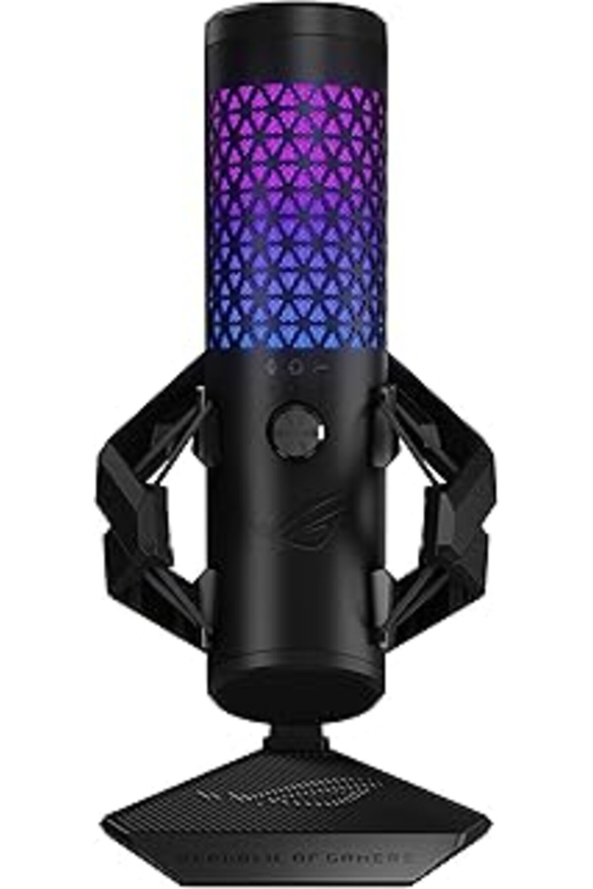 Pazarcan Rog Carnyx Profesyonel Kardioid Kondenser Oyun Mikrofonu 25 Mm Konddenser Kapsül Aura Sync Rgb Prof