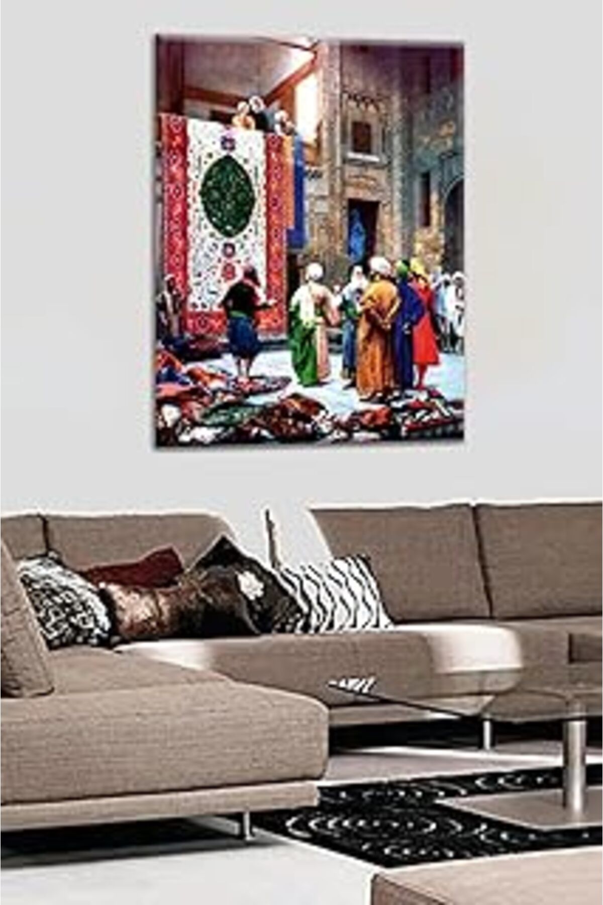 NETWORK ART Talya Tablo Talya Osmanlı Halı Tüccarı - Satıcısı Kanvas Tablo 60x40 no-1228