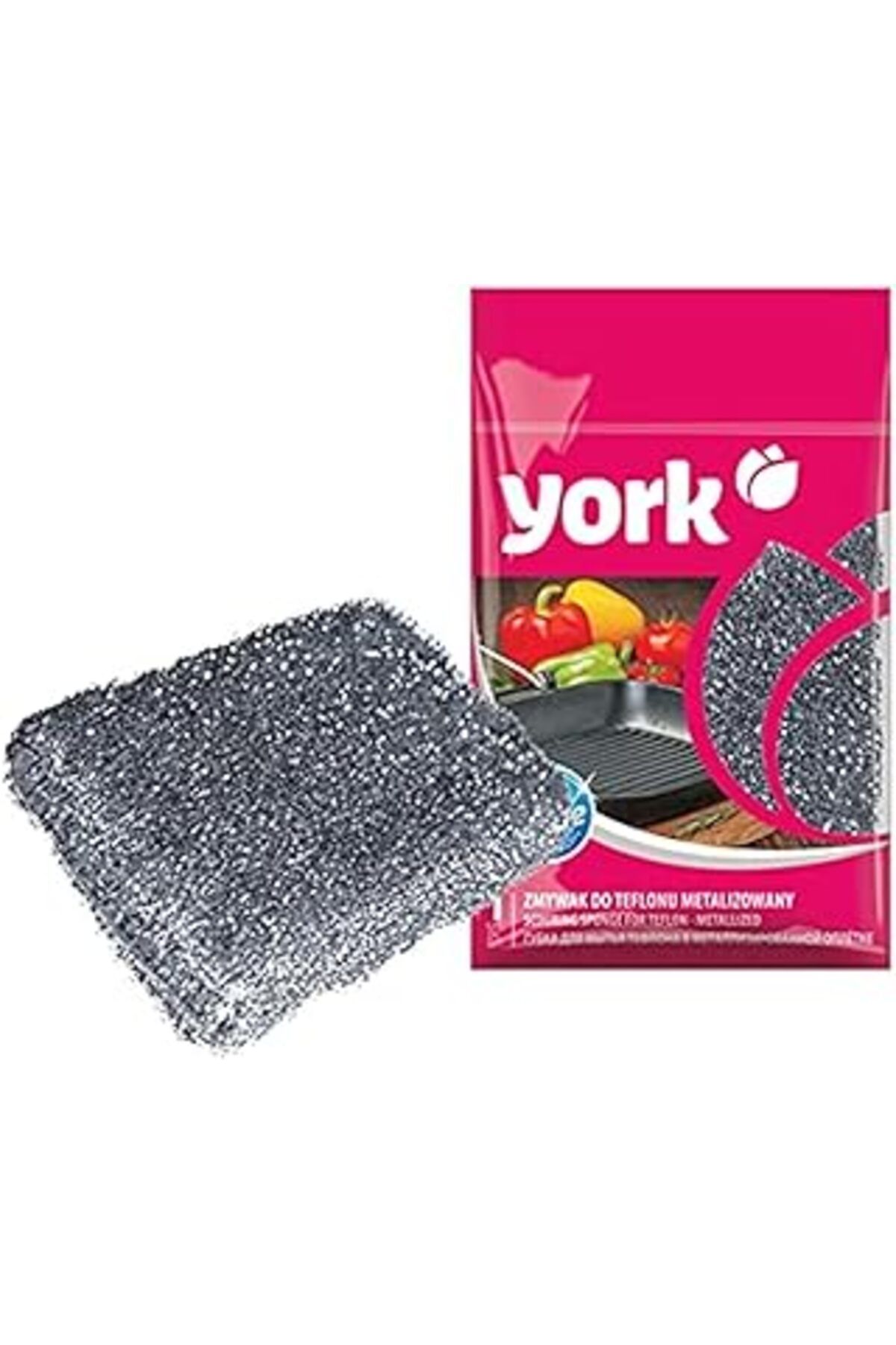 Mu Art York Teflon Sünger, Siyah, Küçük